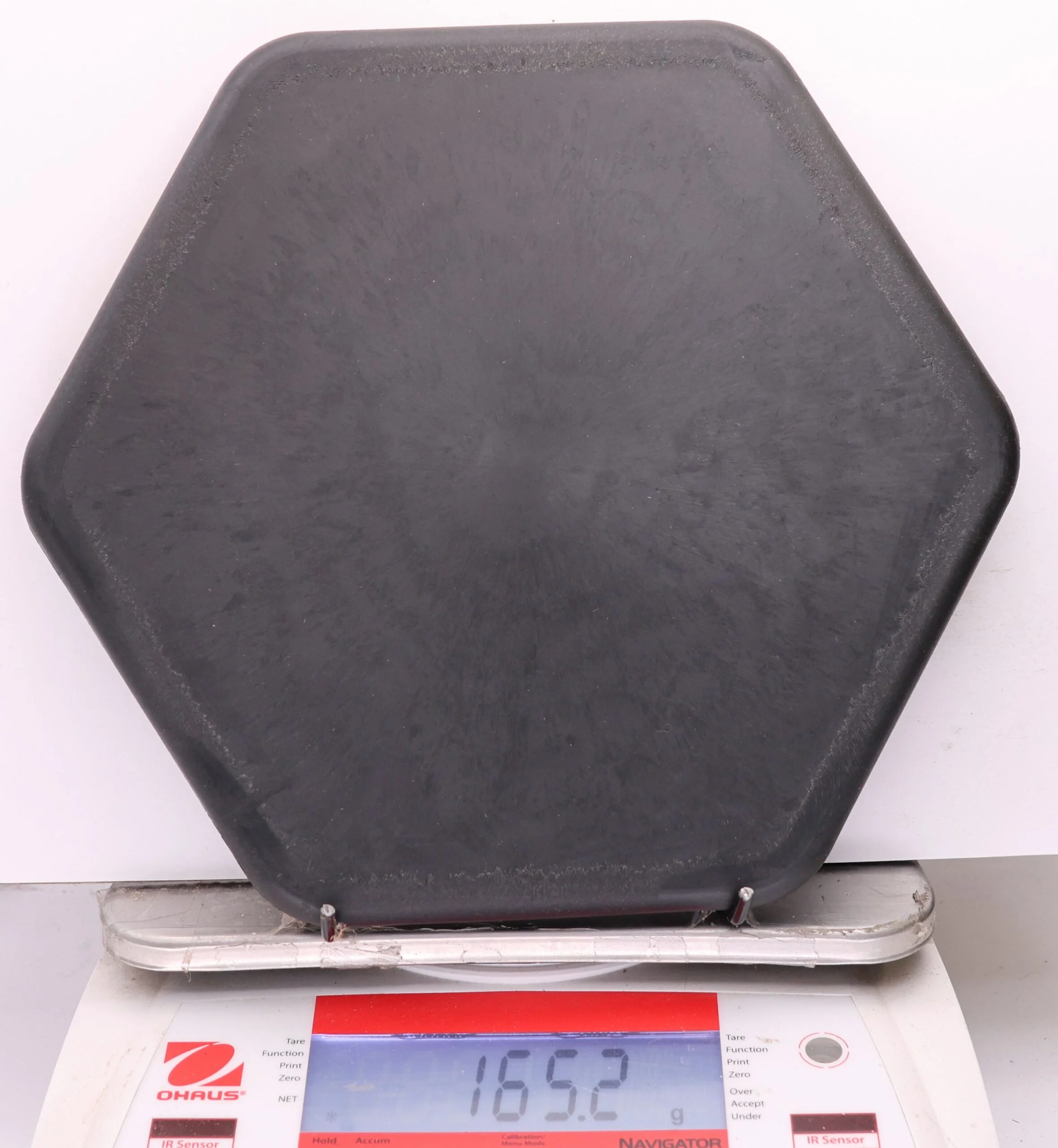 1177294 Rubber "Flexagon" Hexagon, Six Sided Discs x Trash Panda - #07 Black, 165