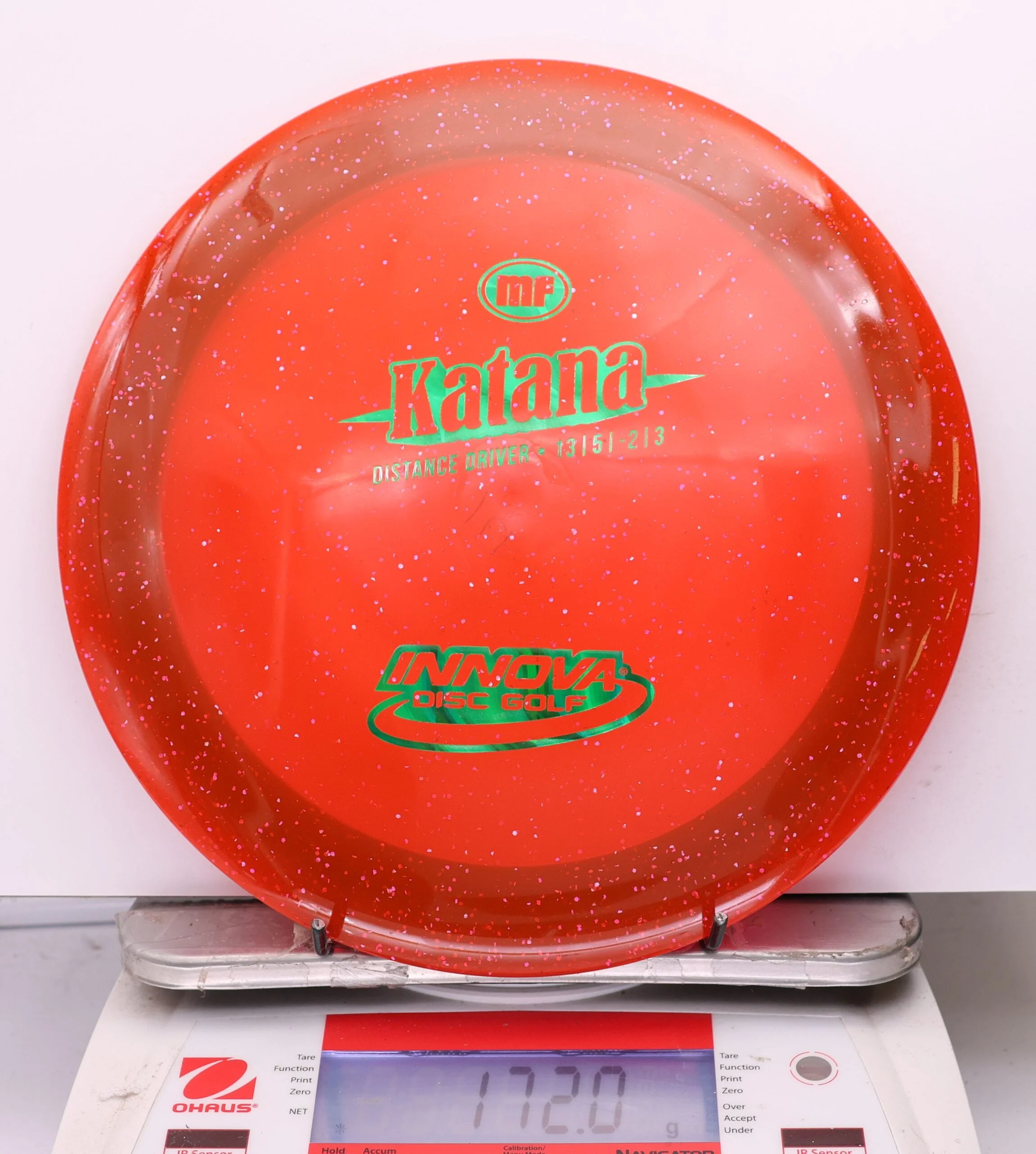 1182922 Metal Flake Champion Katana - #335 Red, 172