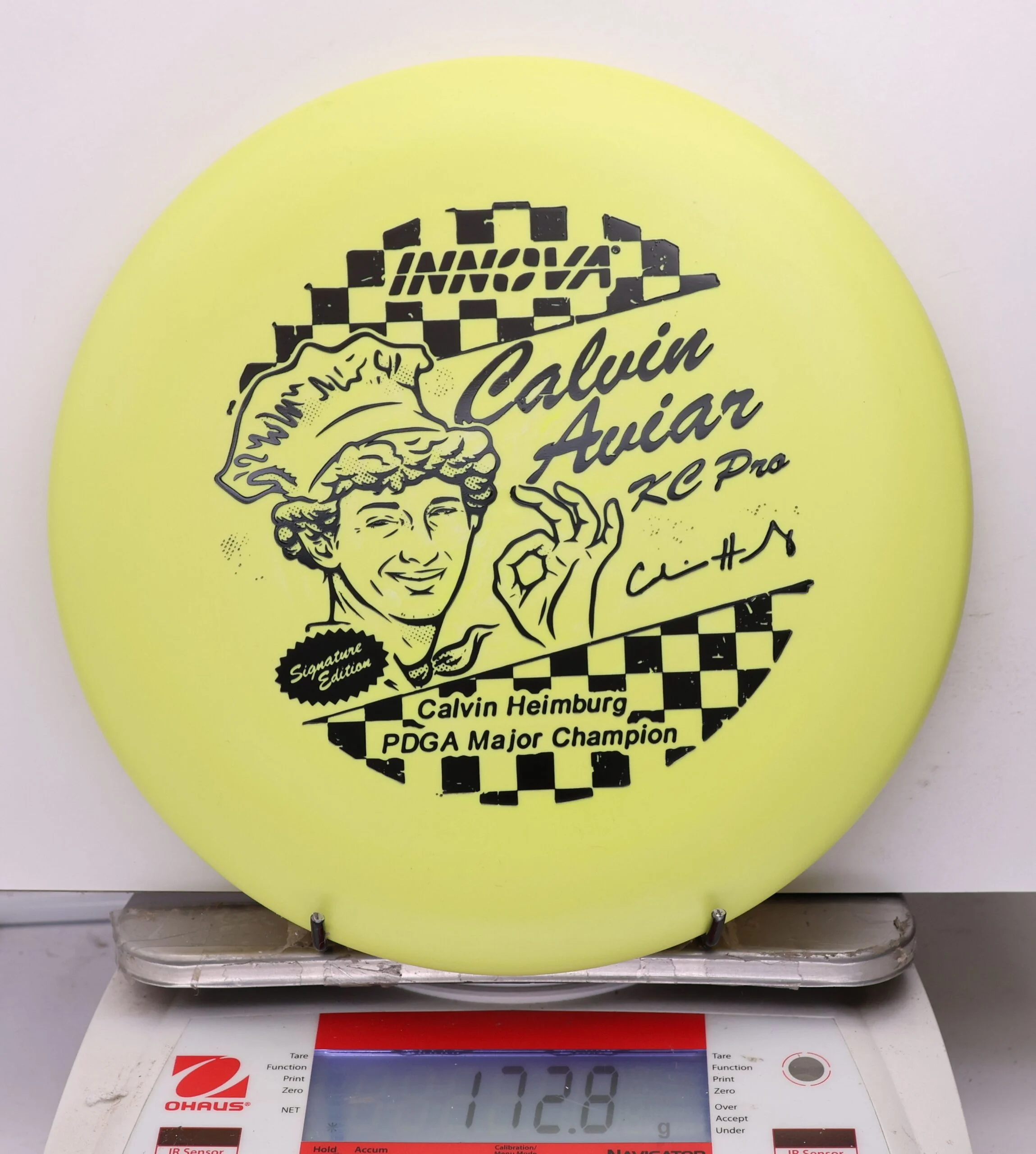 1183447 KC Pro Aviar, Calvin Heimburg Character - Signature Edition - #335 Yellow, 173