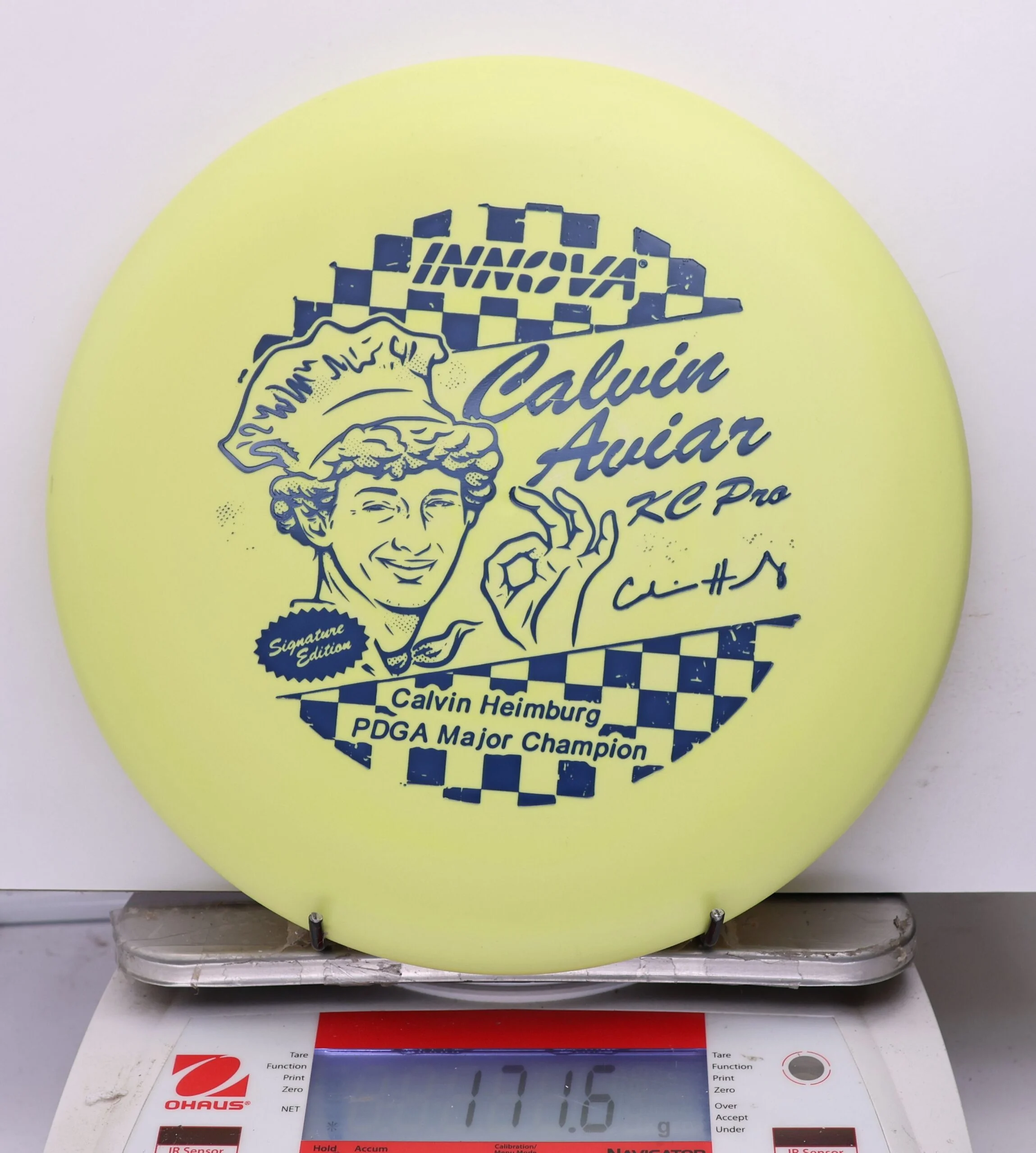 1183448 KC Pro Aviar, Calvin Heimburg Character - Signature Edition - #336 Yellow, 172
