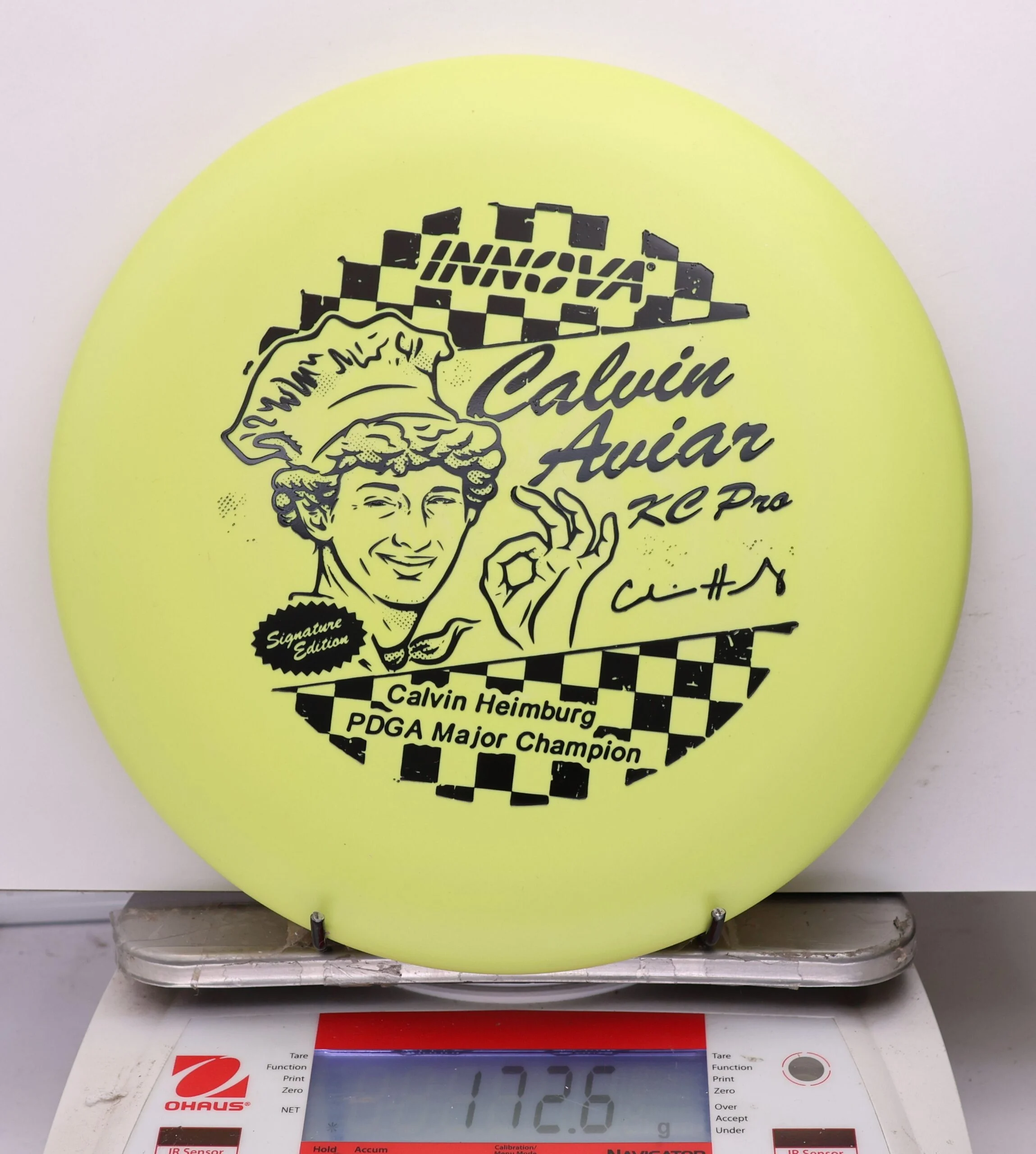 1183449 KC Pro Aviar, Calvin Heimburg Character - Signature Edition - #337 Yellow, 173