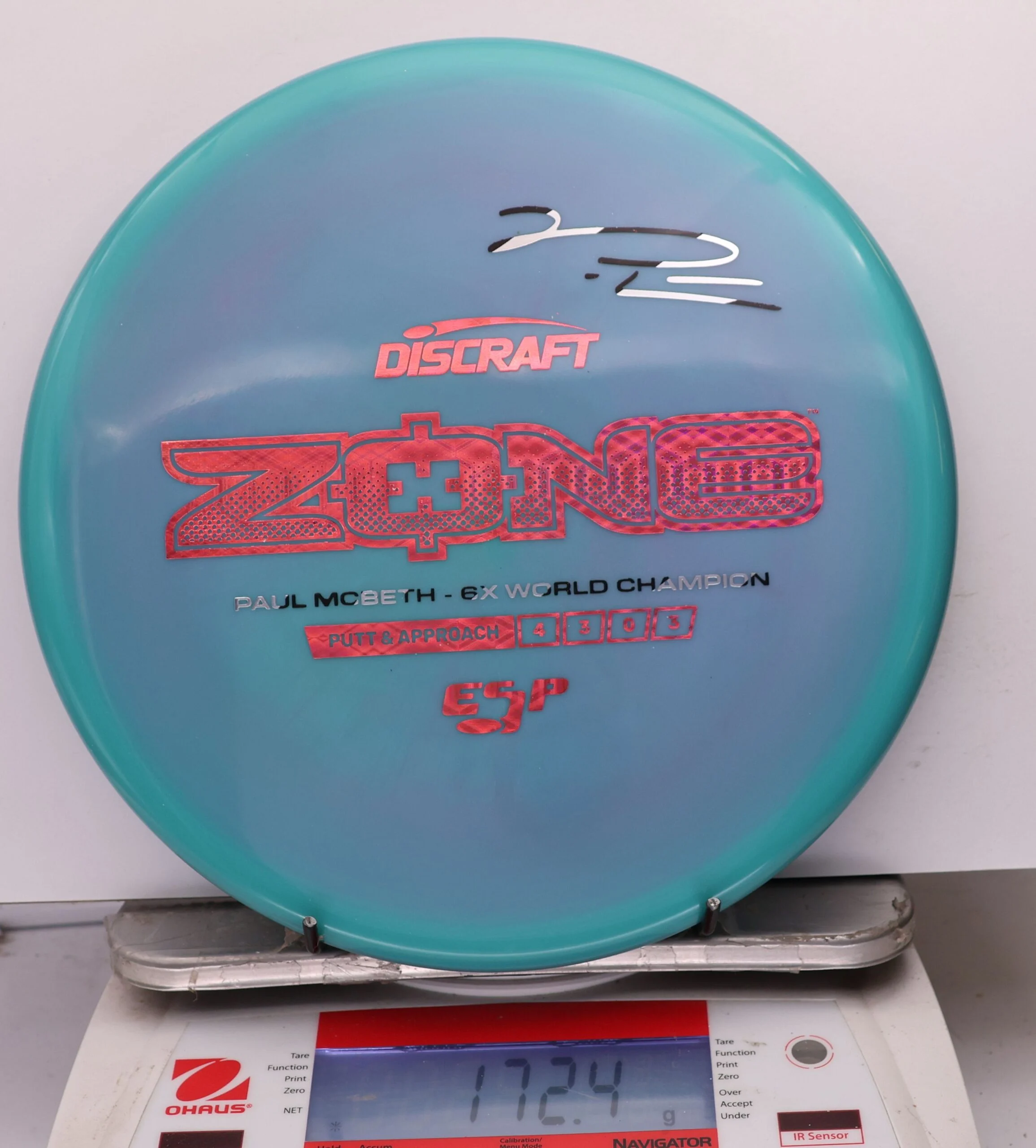 1187203 ESP Zone, Paul McBeth 6X - #593 TealBlurp, 172