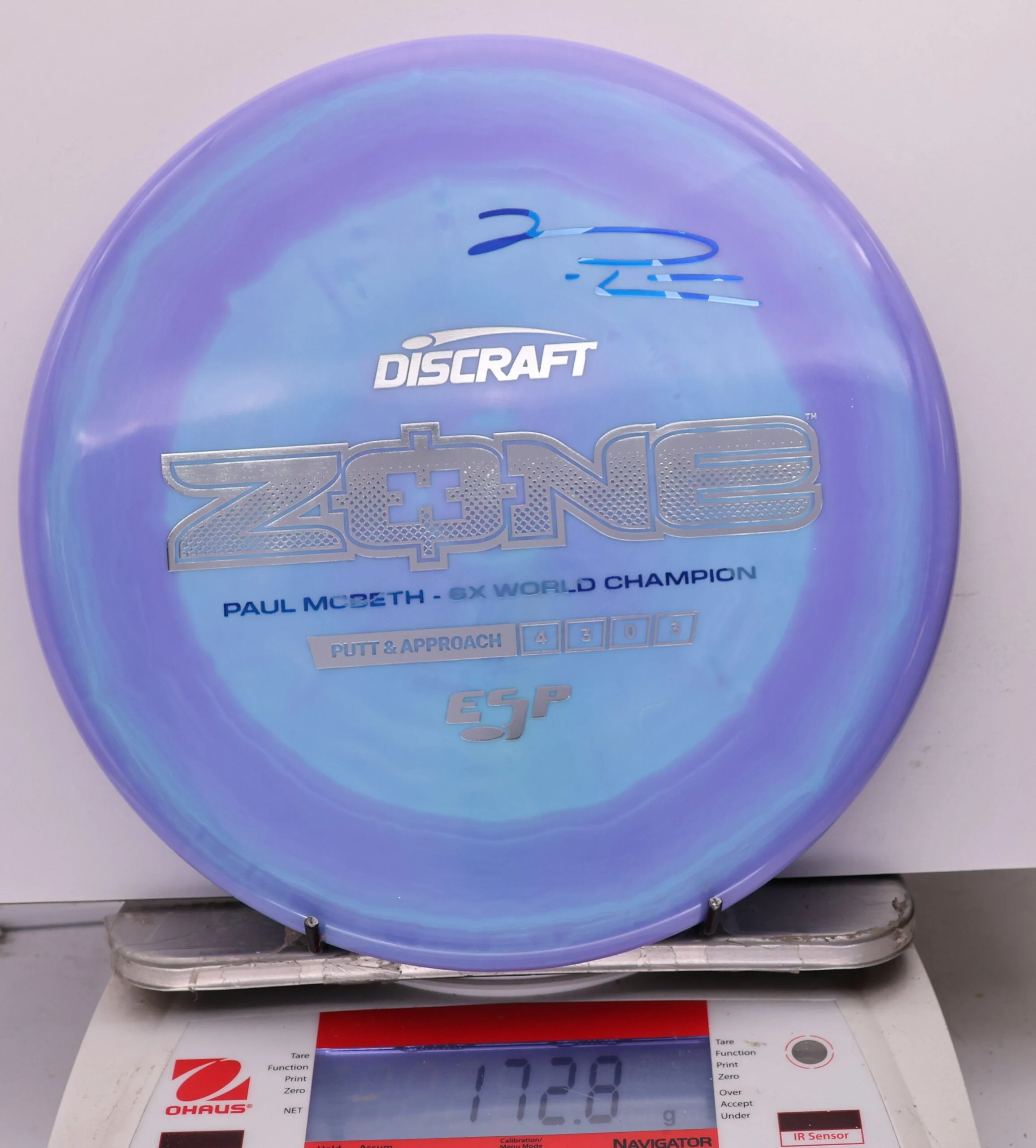 1187230 ESP Zone, Paul McBeth 6X - #600 PurpleLtBlue, 173