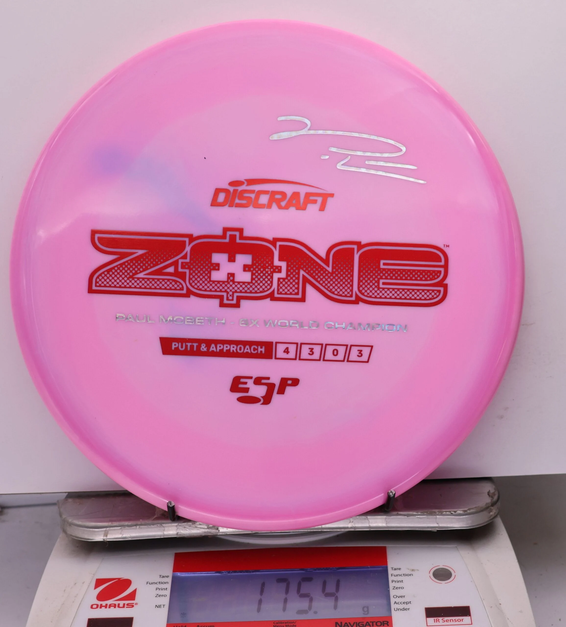 1187233 ESP Zone, Paul McBeth 6X - #603 Pink, 175
