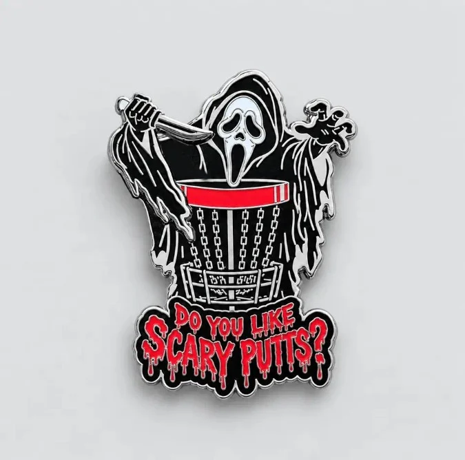 1187623 Halloween 2026 - Do You Like Scary Putts? Disc Golf Pin® - Scary Putts