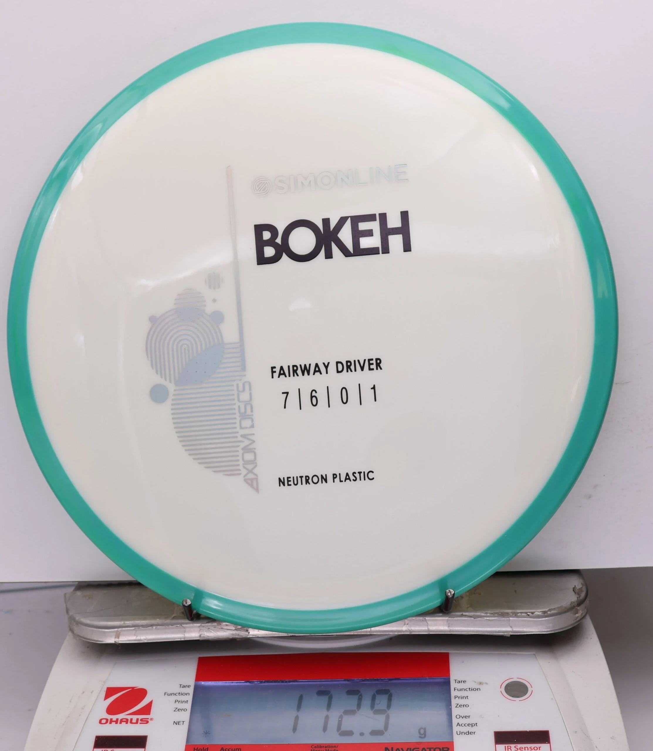 1188919 Simon Line Neutron Bokeh - #82 Teal-White, 173
