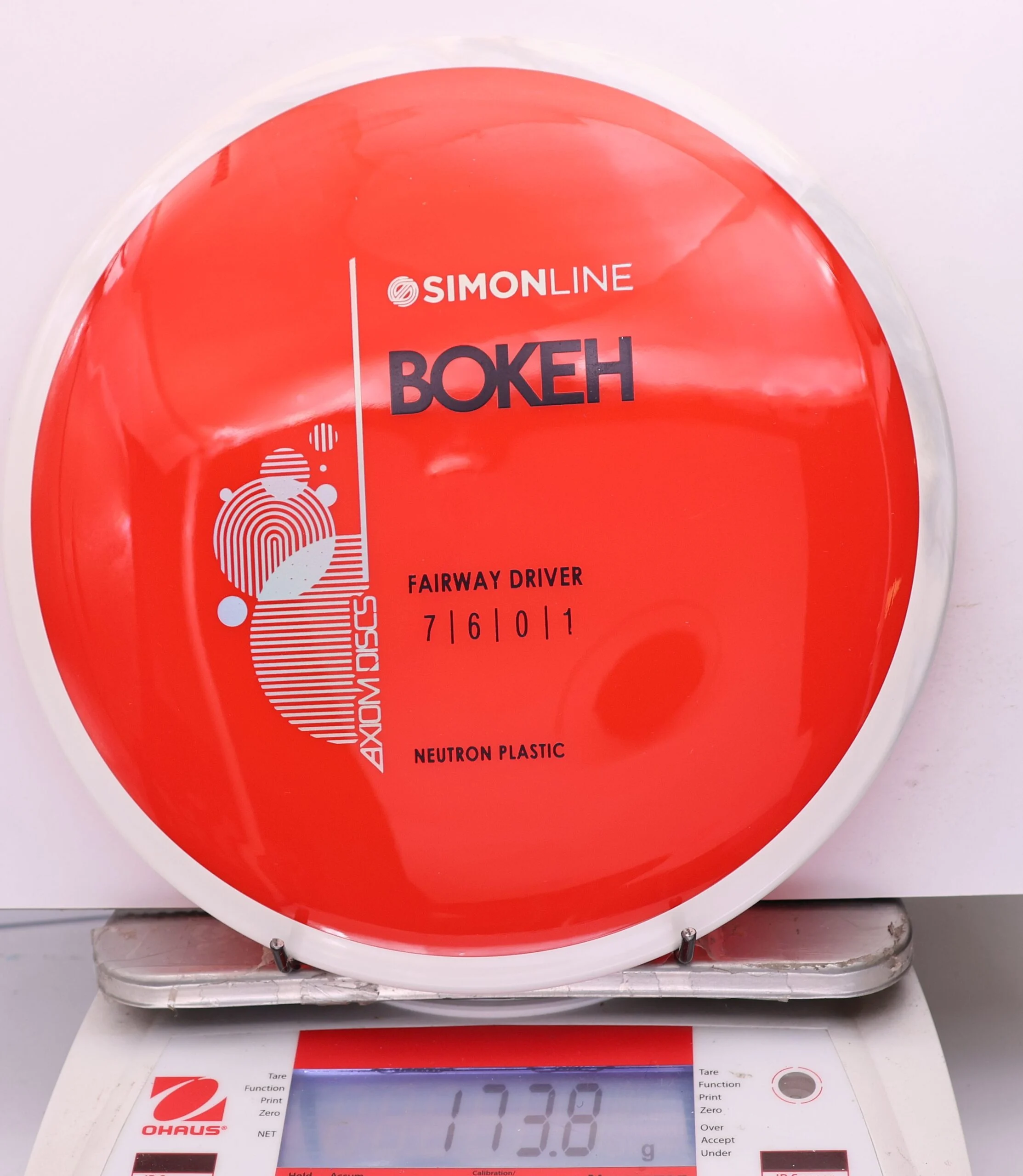 1188970 Simon Line Neutron Bokeh - #93 White-Red, 174
