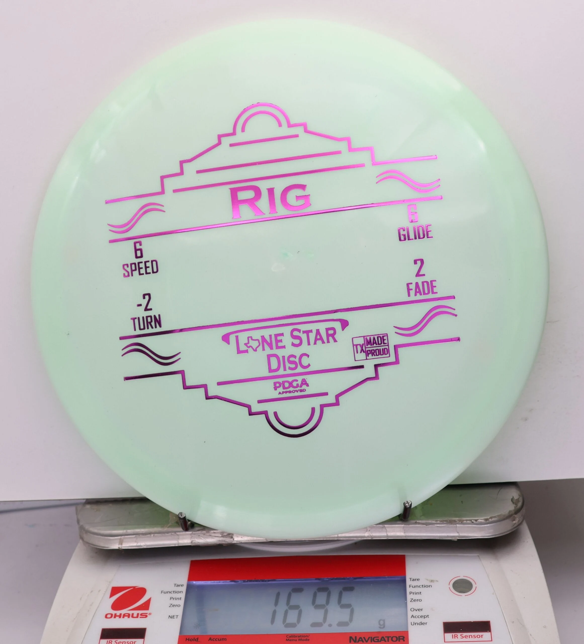 1190123 Bravo Rig - #224 MintGreen, 170