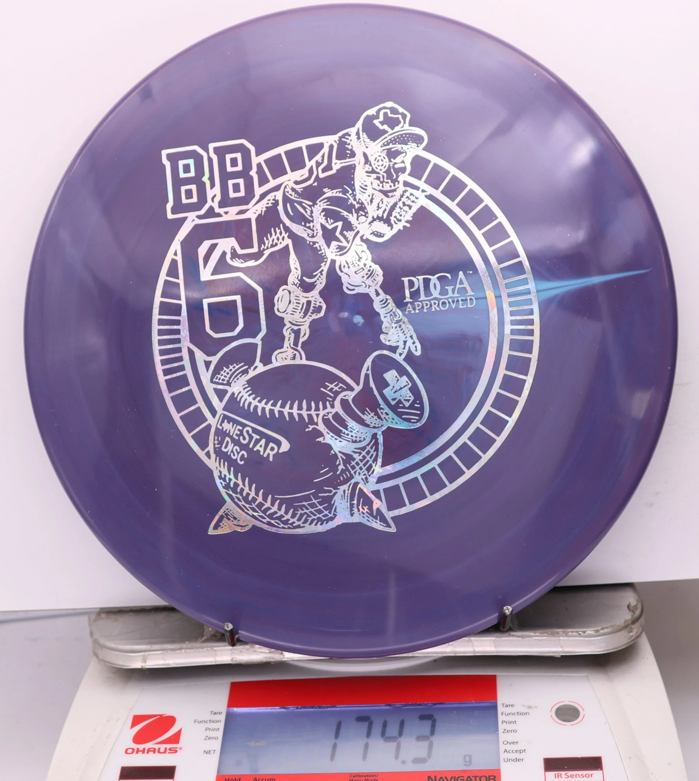 1190336 Bravo BB6 - #221 DkPurple, 174