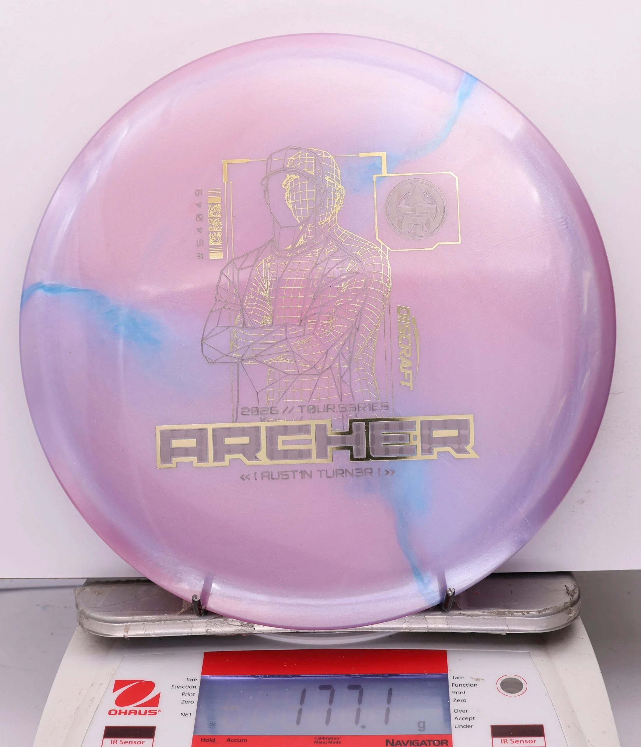 1192702 Big Z Titanium Archer, Austin Turner 2026 Tour Series V2 - #610 LtPurpleBlue, 177