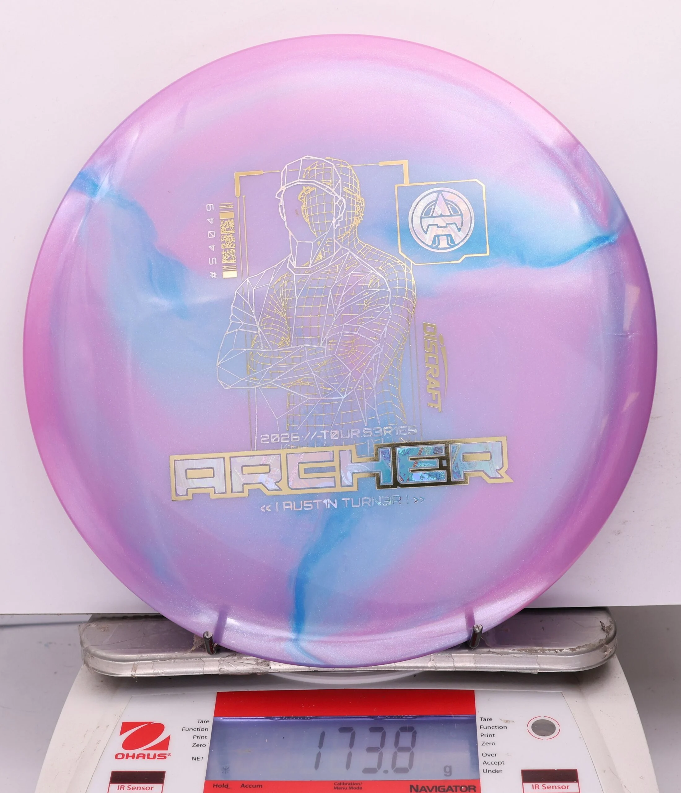 1192703 Big Z Titanium Archer, Austin Turner 2026 Tour Series V2 - #611 LtPurpleBlue, 174