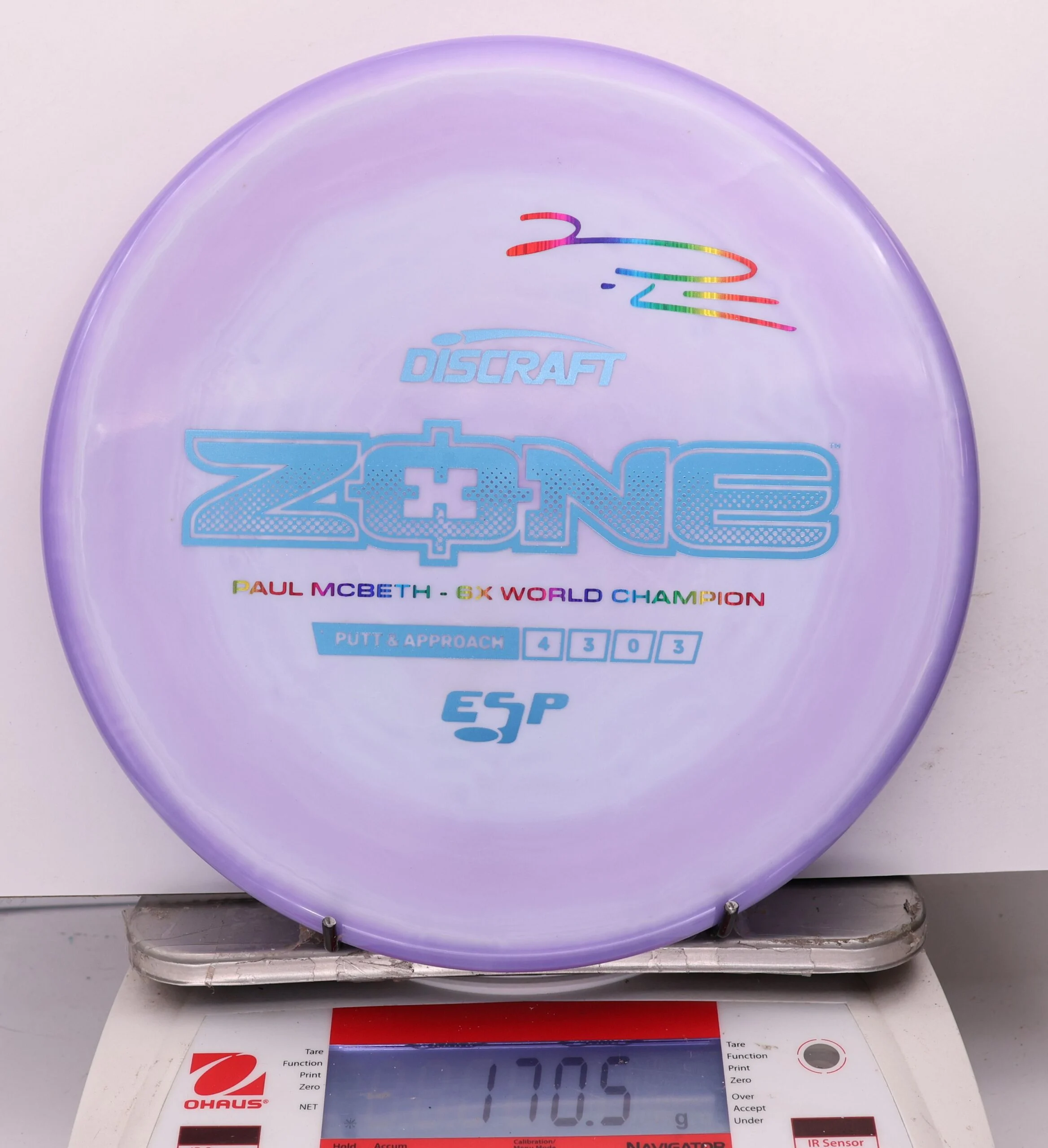 1194555 ESP Zone, Paul McBeth 6X - #614 LtPurple, 171