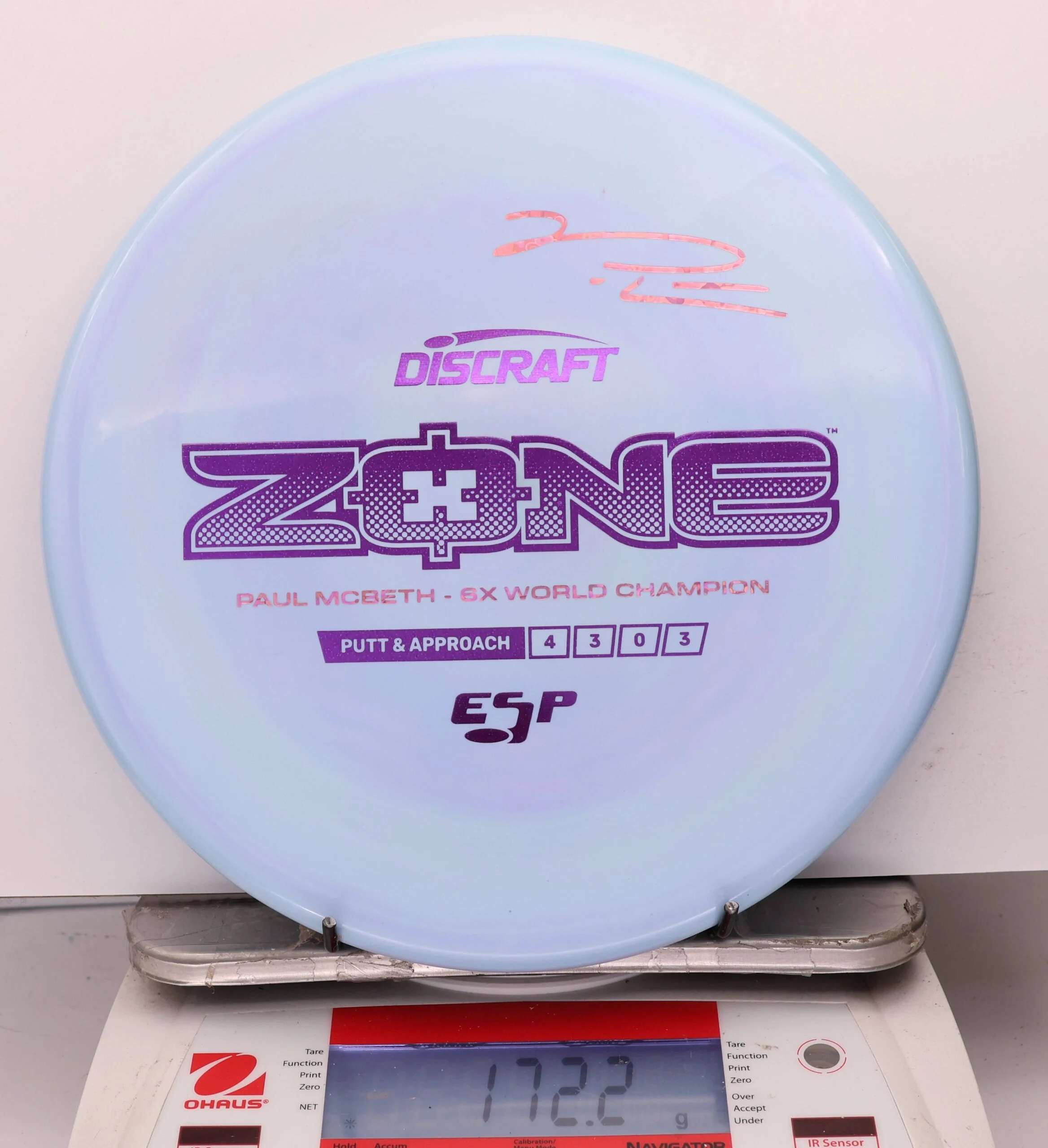 1194572 ESP Zone, Paul McBeth 6X - #619 LtBlurple, 172