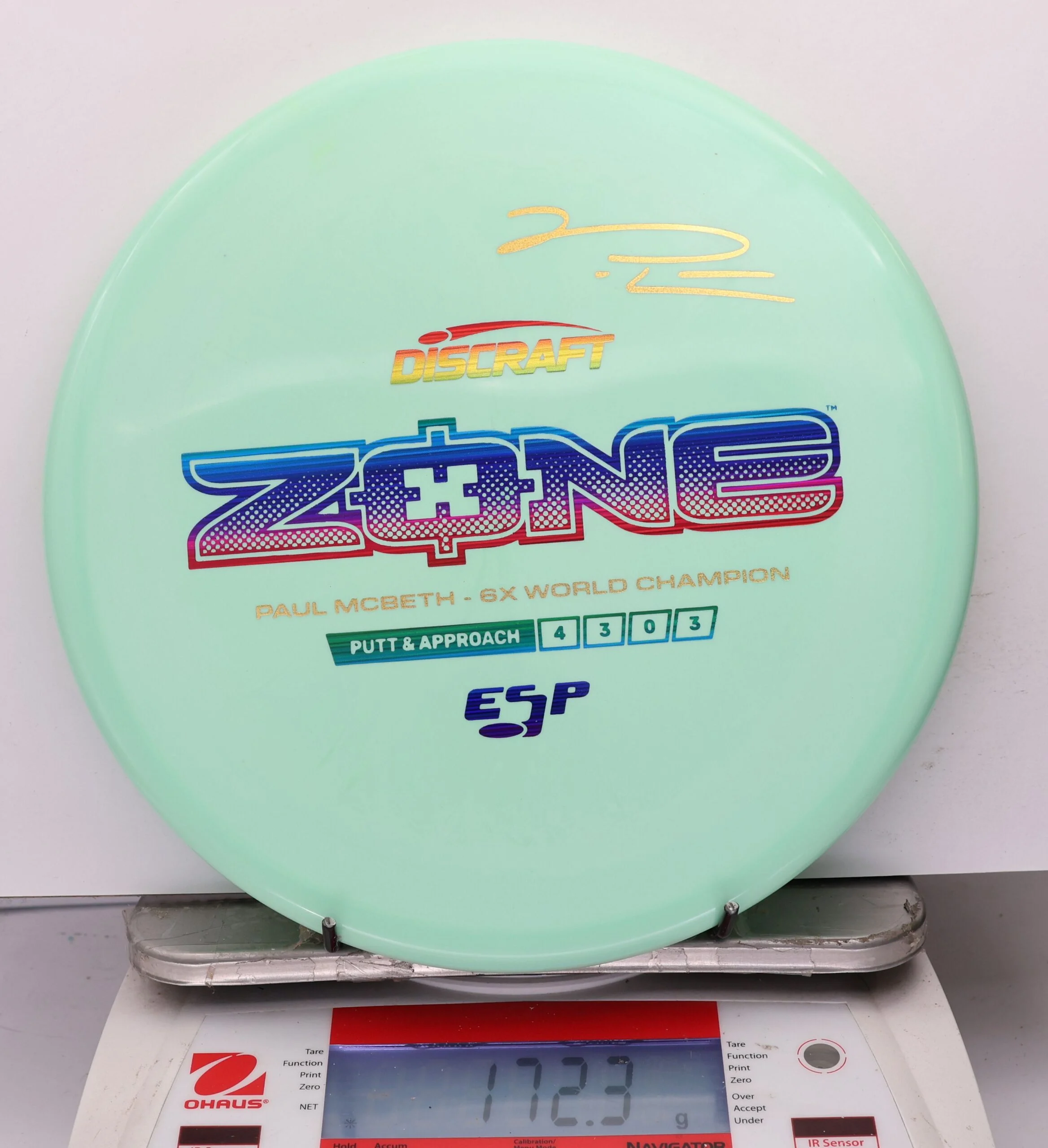 1194602 ESP Zone, Paul McBeth 6X - #625 LtGreen, 172