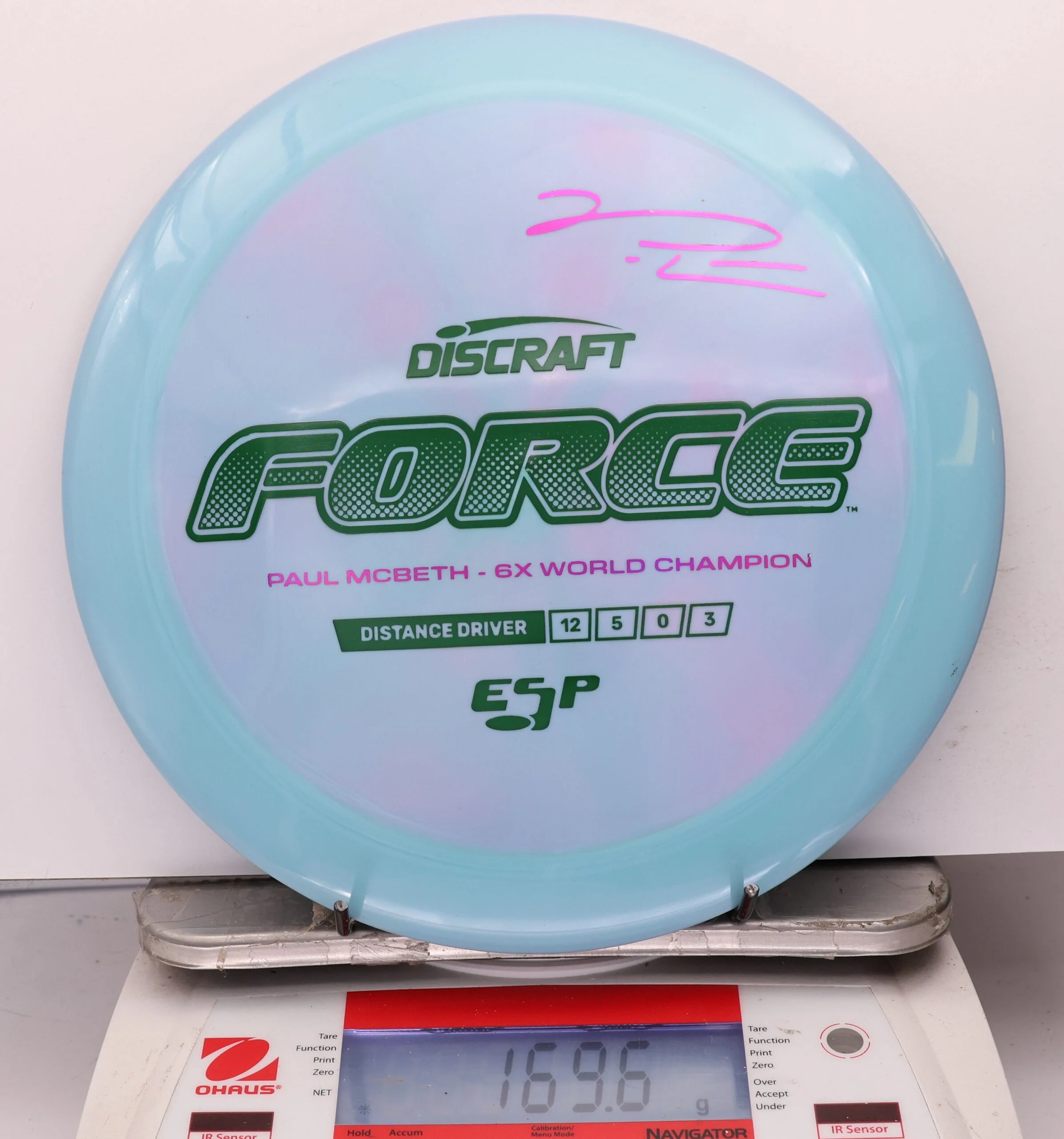 1194633 ESP Force, Paul McBeth 6X - #612 LtBluePink, 170