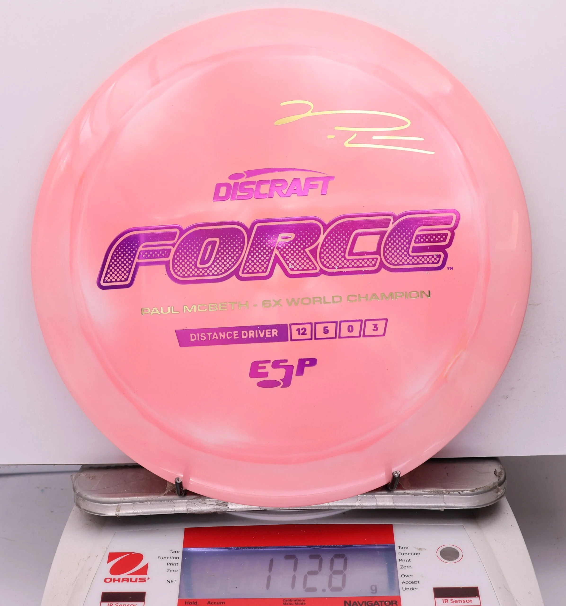 1194655 ESP Force, Paul McBeth 6X - #620 Pink, 173