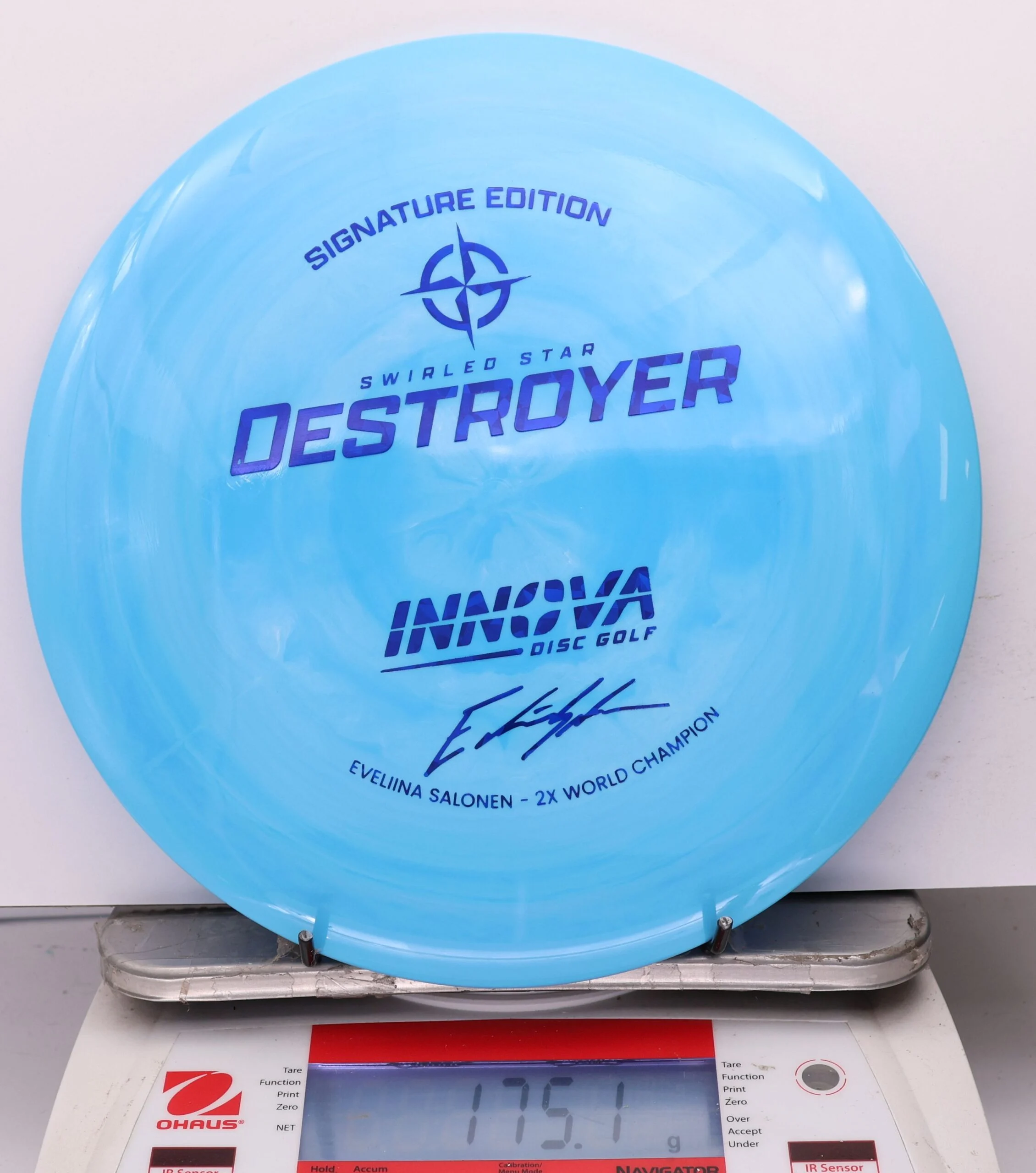 1195471 Swirled Star Destroyer, Eveliina Salonen 2x World Champion - #390 LtBlue, 175