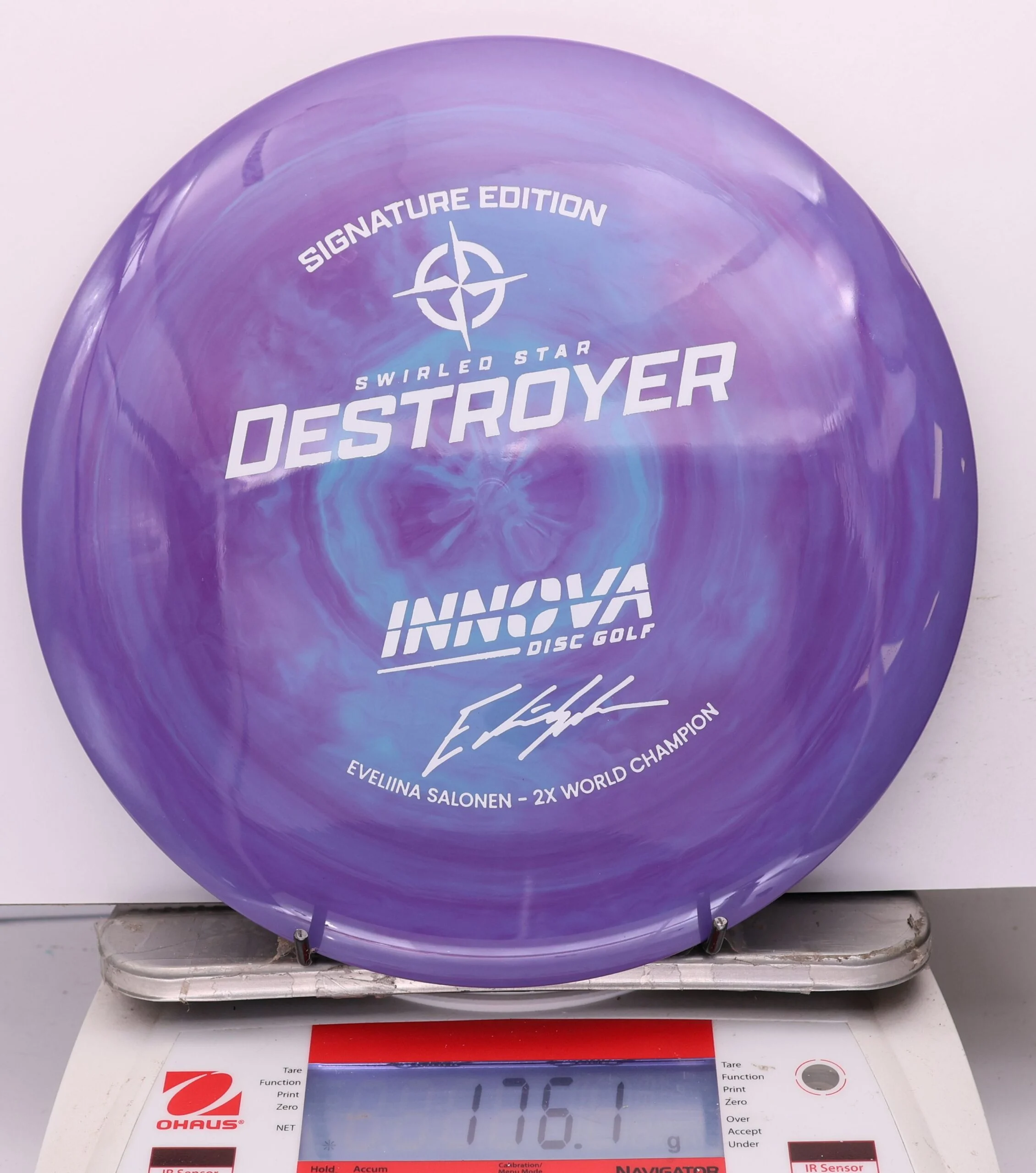 1195537 Swirled Star Destroyer, Eveliina Salonen 2x World Champion - #398 PurpleBlue, 176