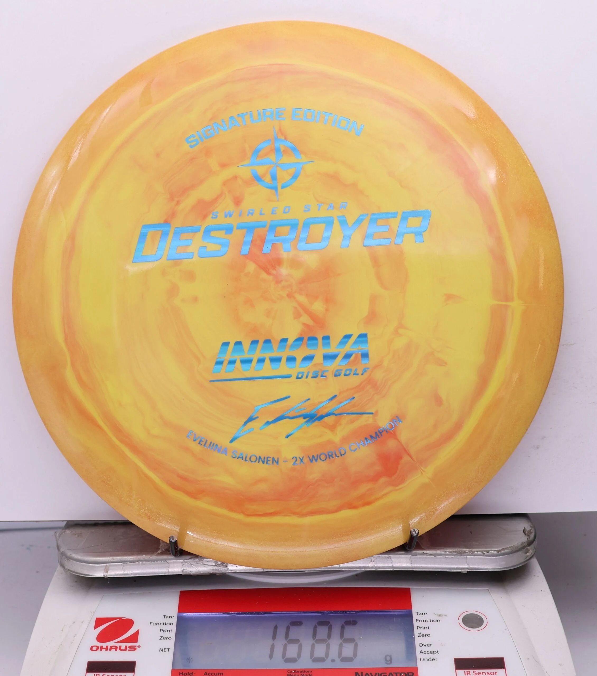 1195603 Swirled Star Destroyer, Eveliina Salonen 2x World Champion - #406 Orange, 169