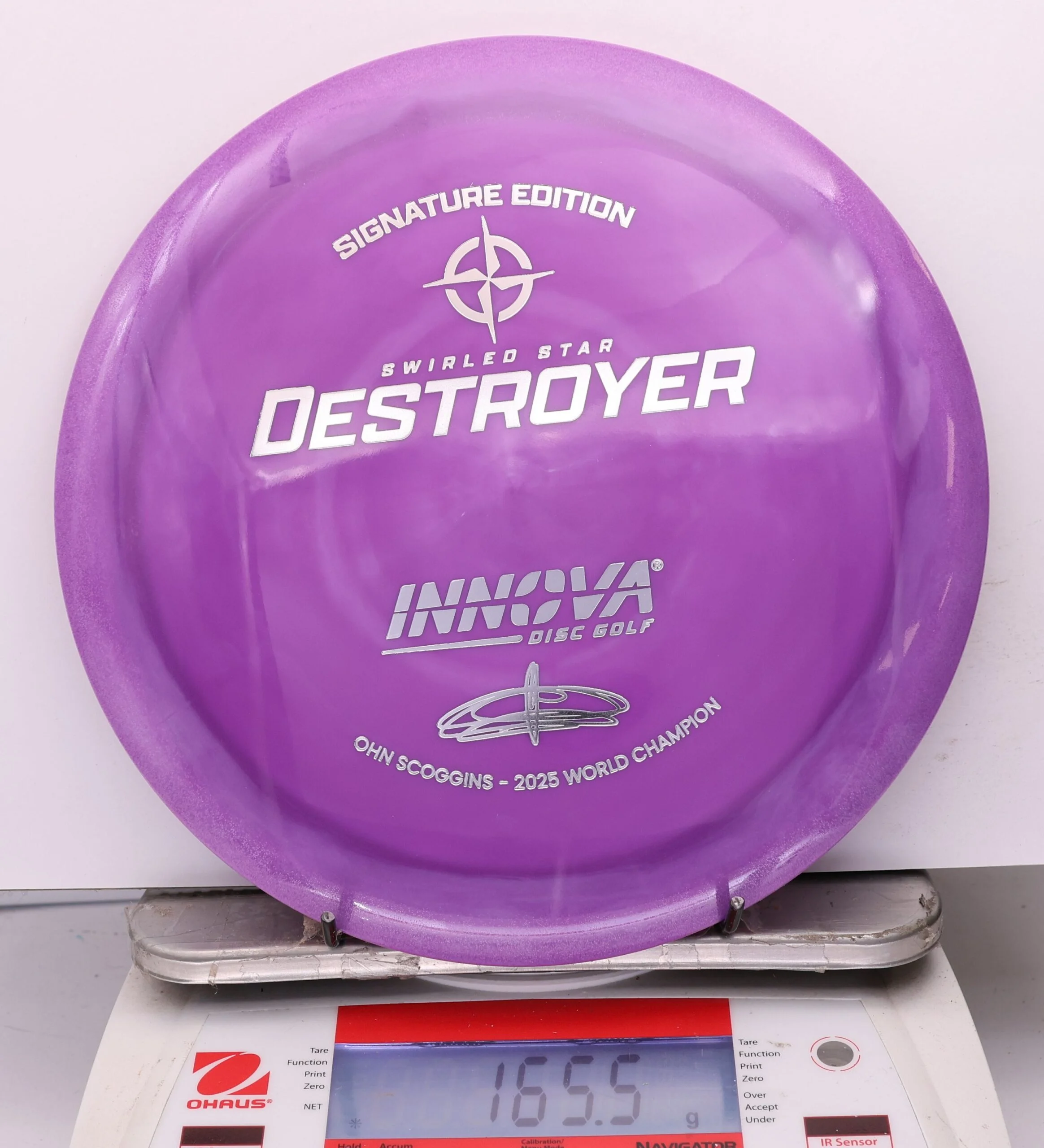 1195933 Swirled Star Destroyer, Ohn Scoggins 2025 FPO World Champion - #387 Purple, 166