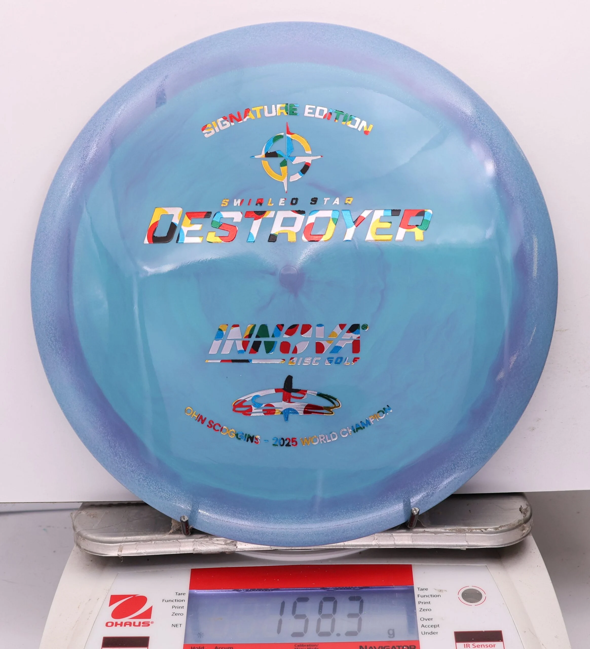 1195935 Swirled Star Destroyer, Ohn Scoggins 2025 FPO World Champion - #389 Blurple, 158