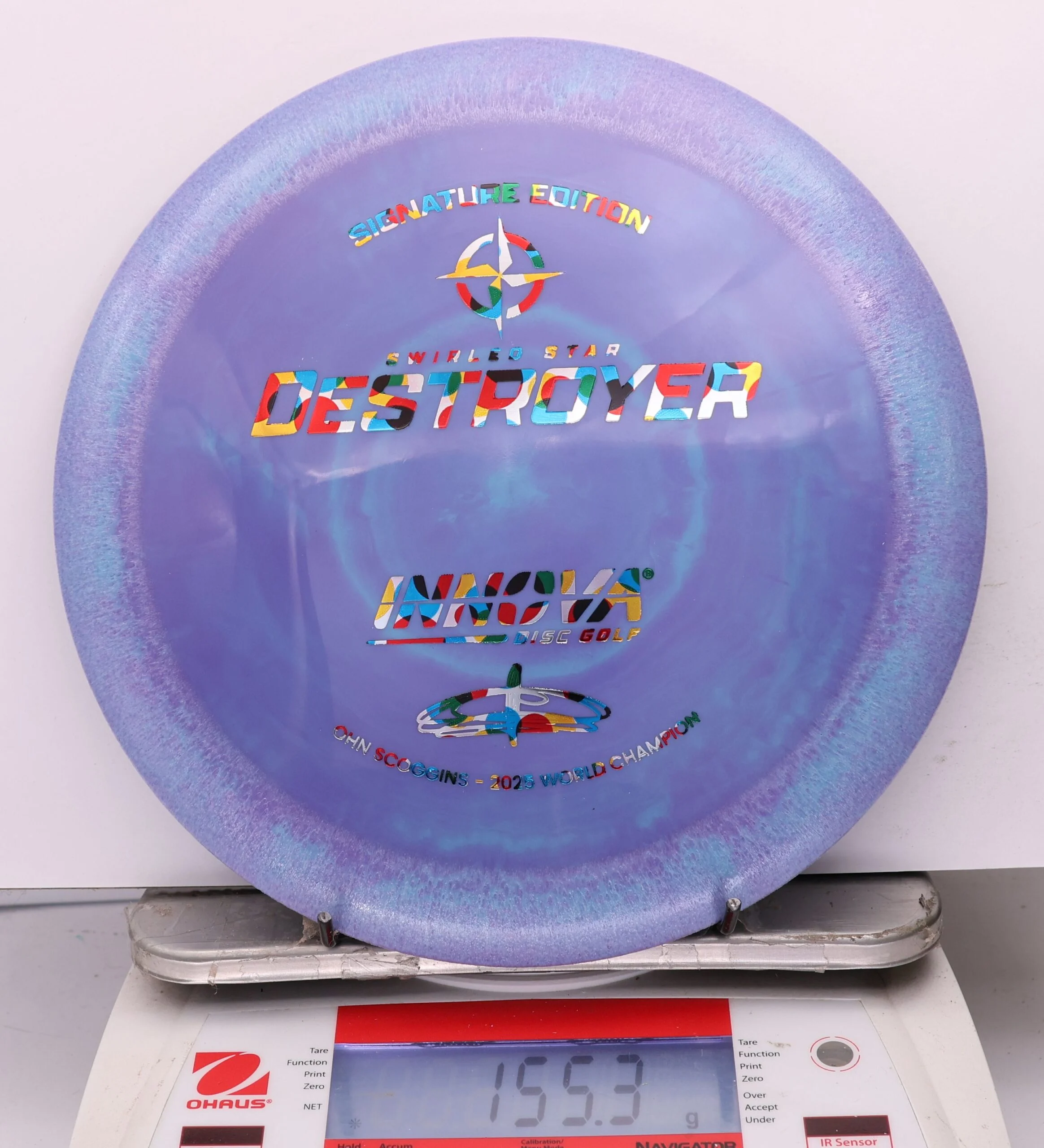 1195953 Swirled Star Destroyer, Ohn Scoggins 2025 FPO World Champion - #392 PurpleBlue, 155