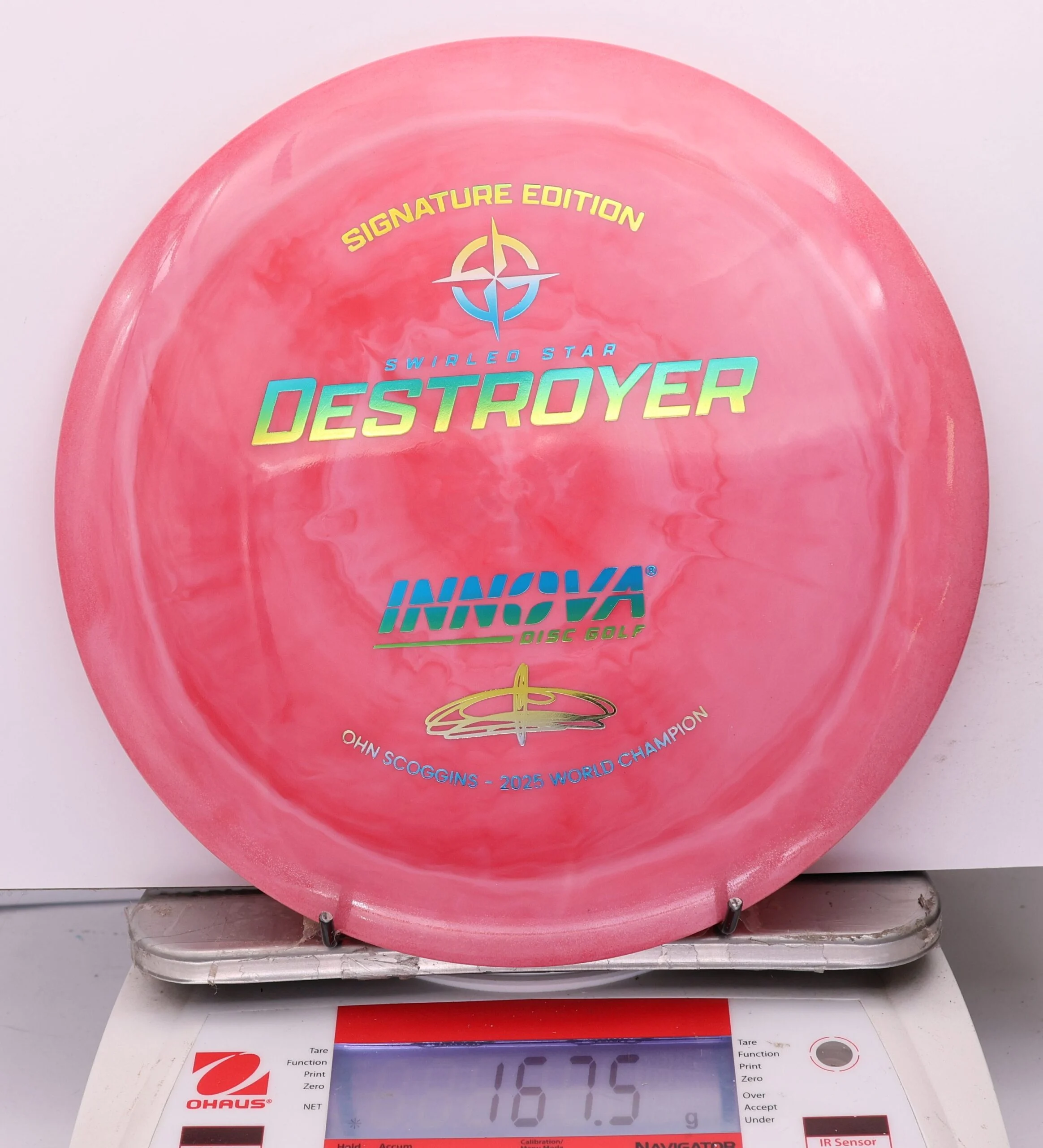 1195955 Swirled Star Destroyer, Ohn Scoggins 2025 FPO World Champion - #394 PinkRed, 168