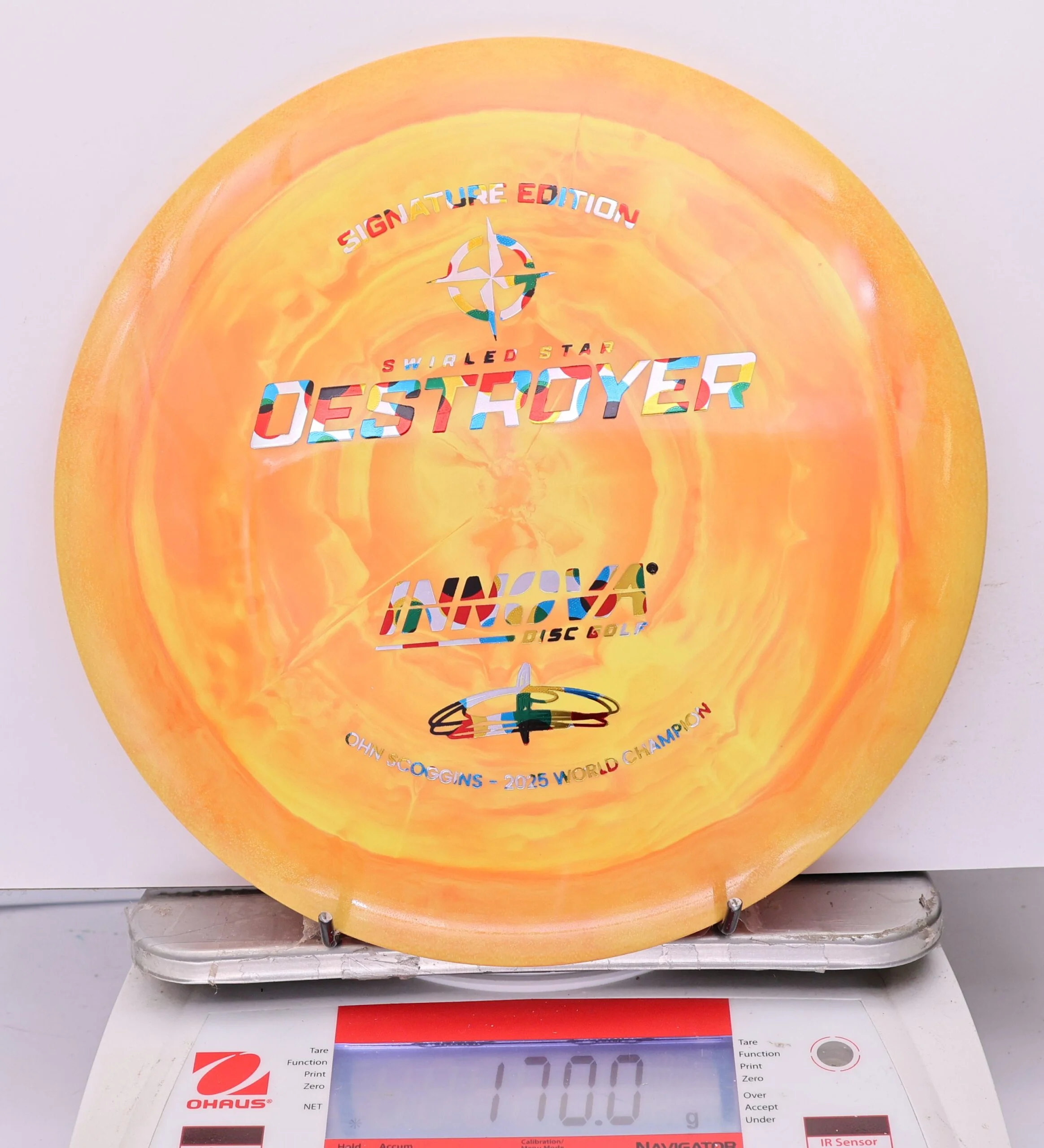 1195973 Swirled Star Destroyer, Ohn Scoggins 2025 FPO World Champion - #397 Orange, 170