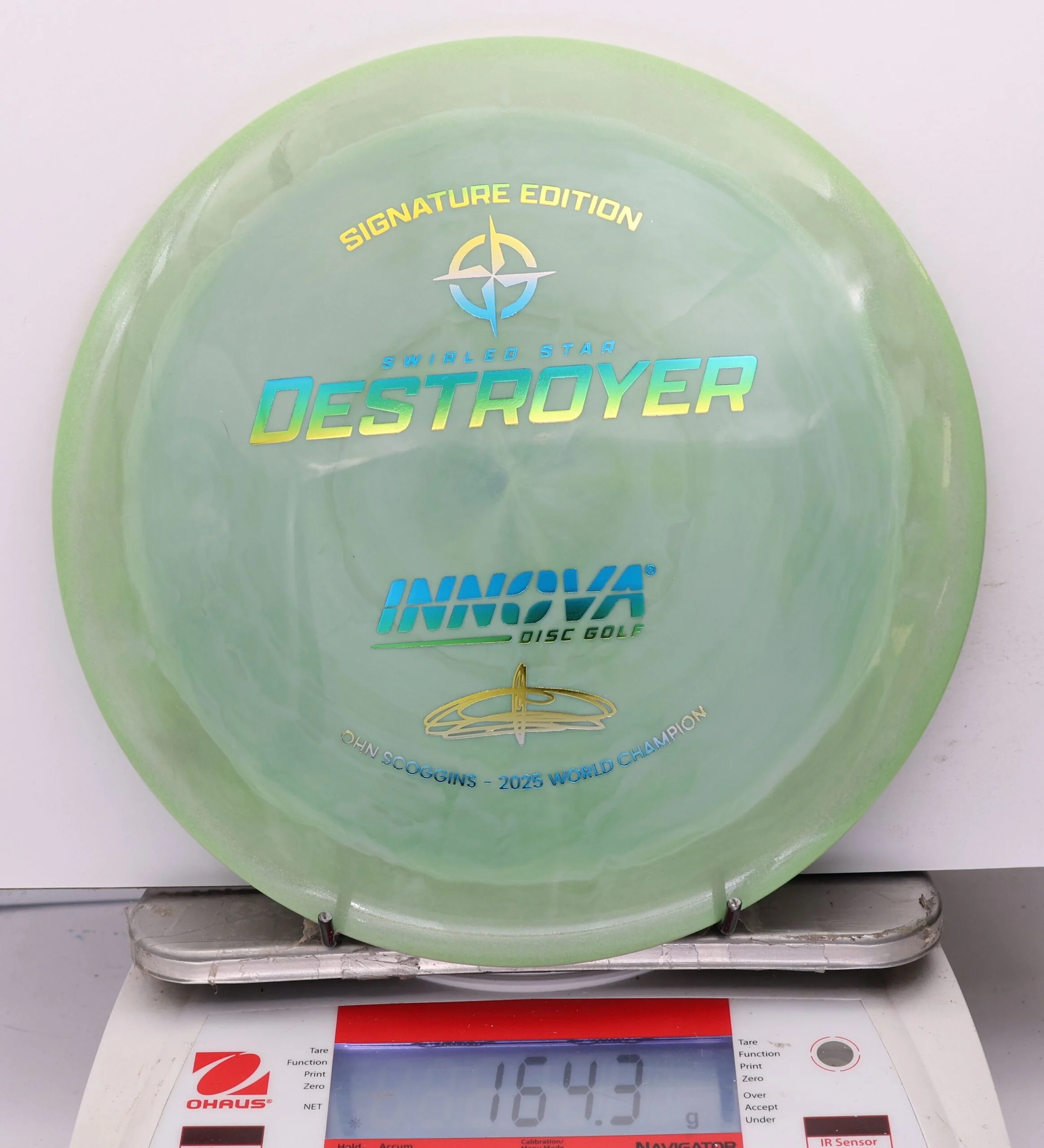 1195991 Swirled Star Destroyer, Ohn Scoggins 2025 FPO World Champion - #400 PaleGreen, 164