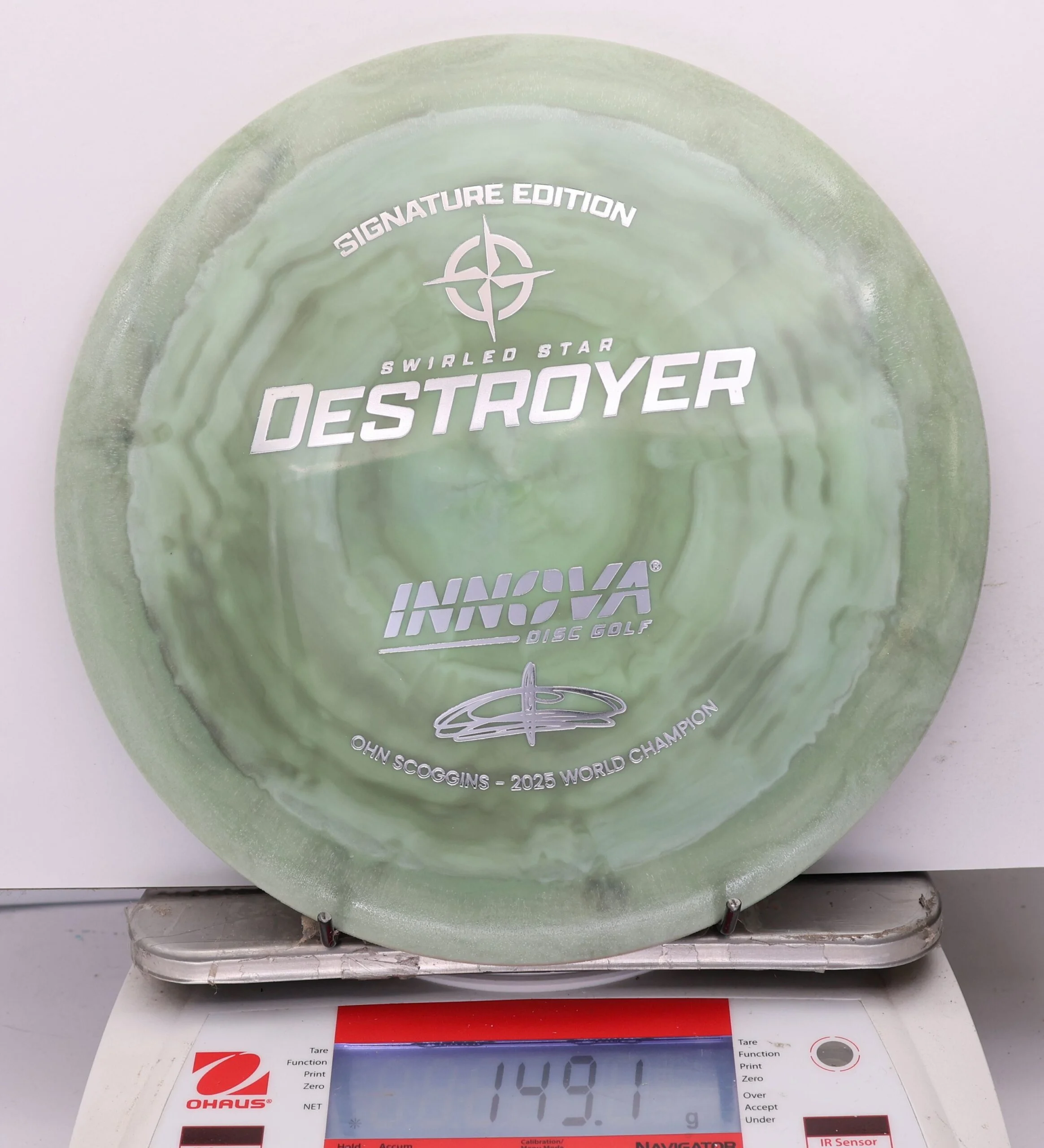 1195993 Swirled Star Destroyer, Ohn Scoggins 2025 FPO World Champion - #402 PaleGreen, 149