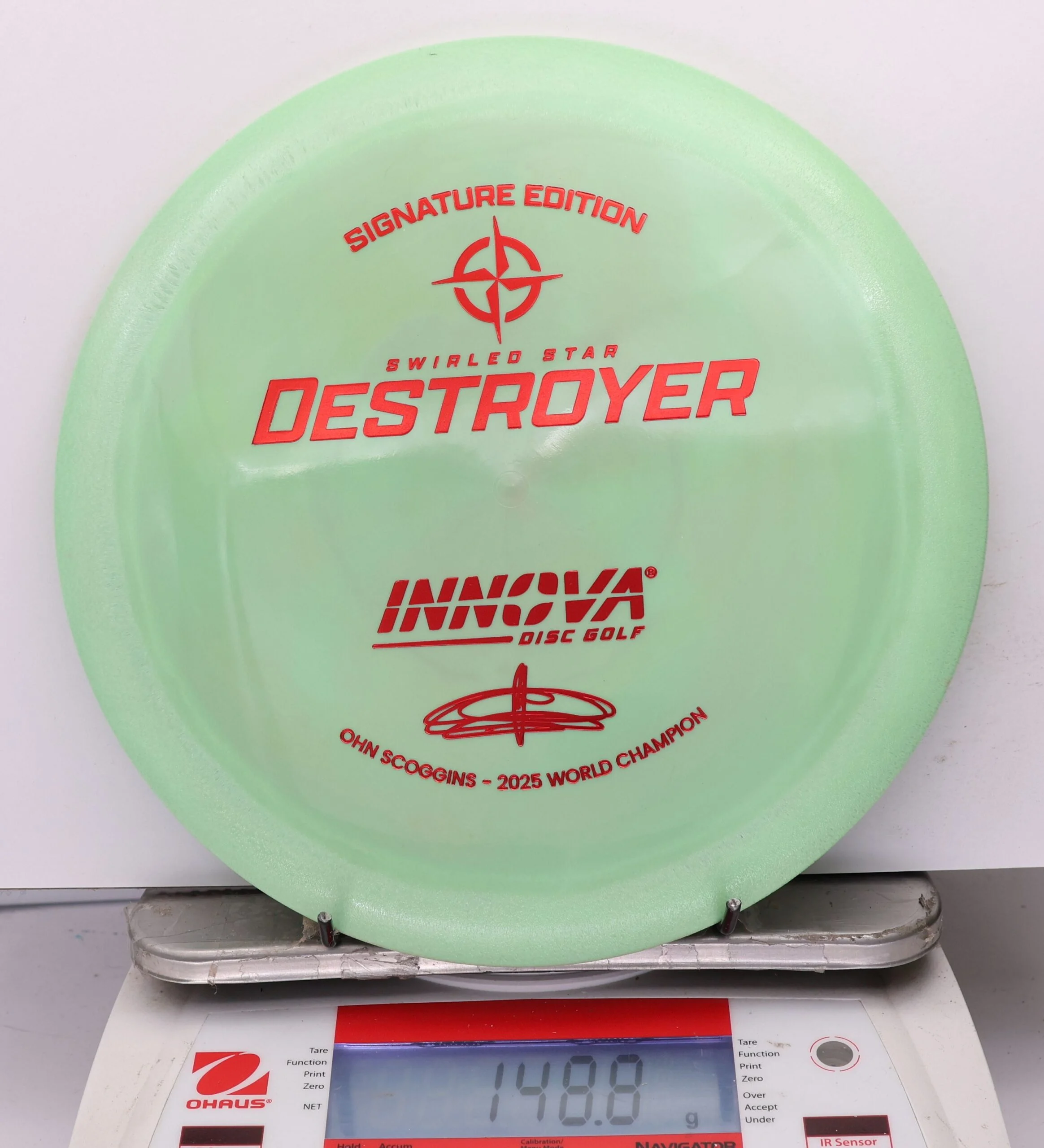1195995 Swirled Star Destroyer, Ohn Scoggins 2025 FPO World Champion - #404 LtGreen, 149