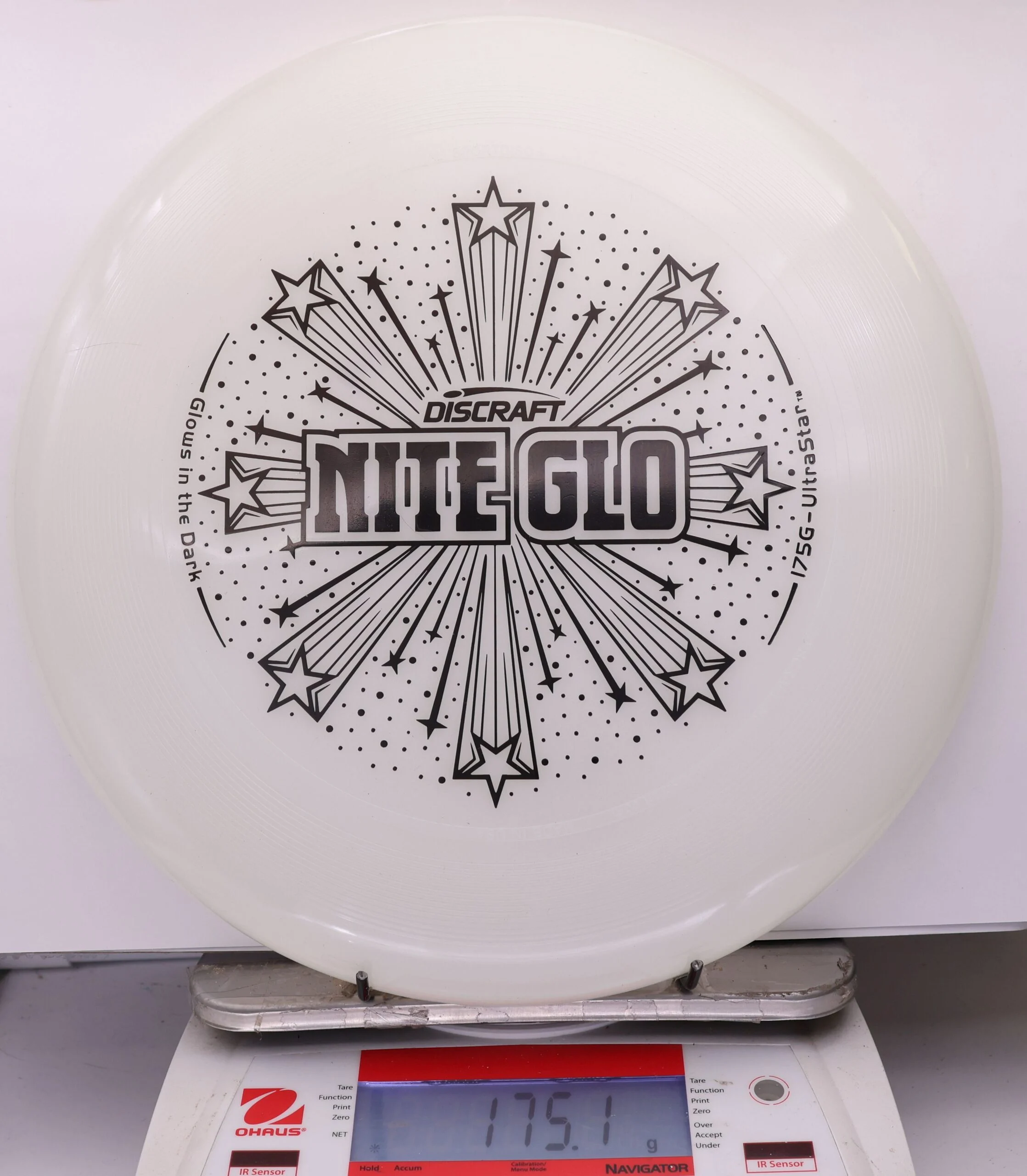 1196584 Discraft UltraStar, Nite GLO - #610 Glow, 175