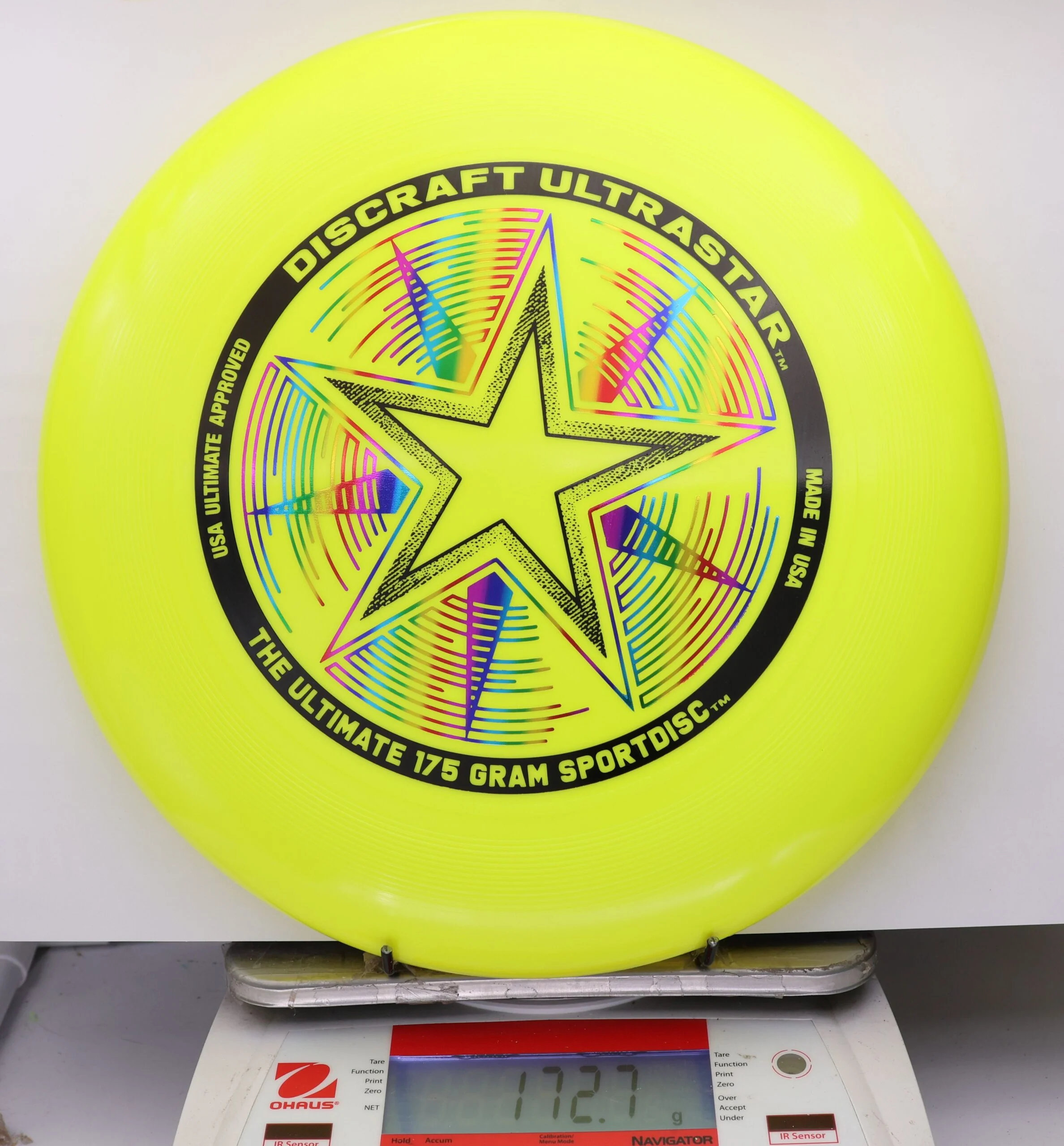 1196659 Discraft UltraStar - #621 Yellow, 173
