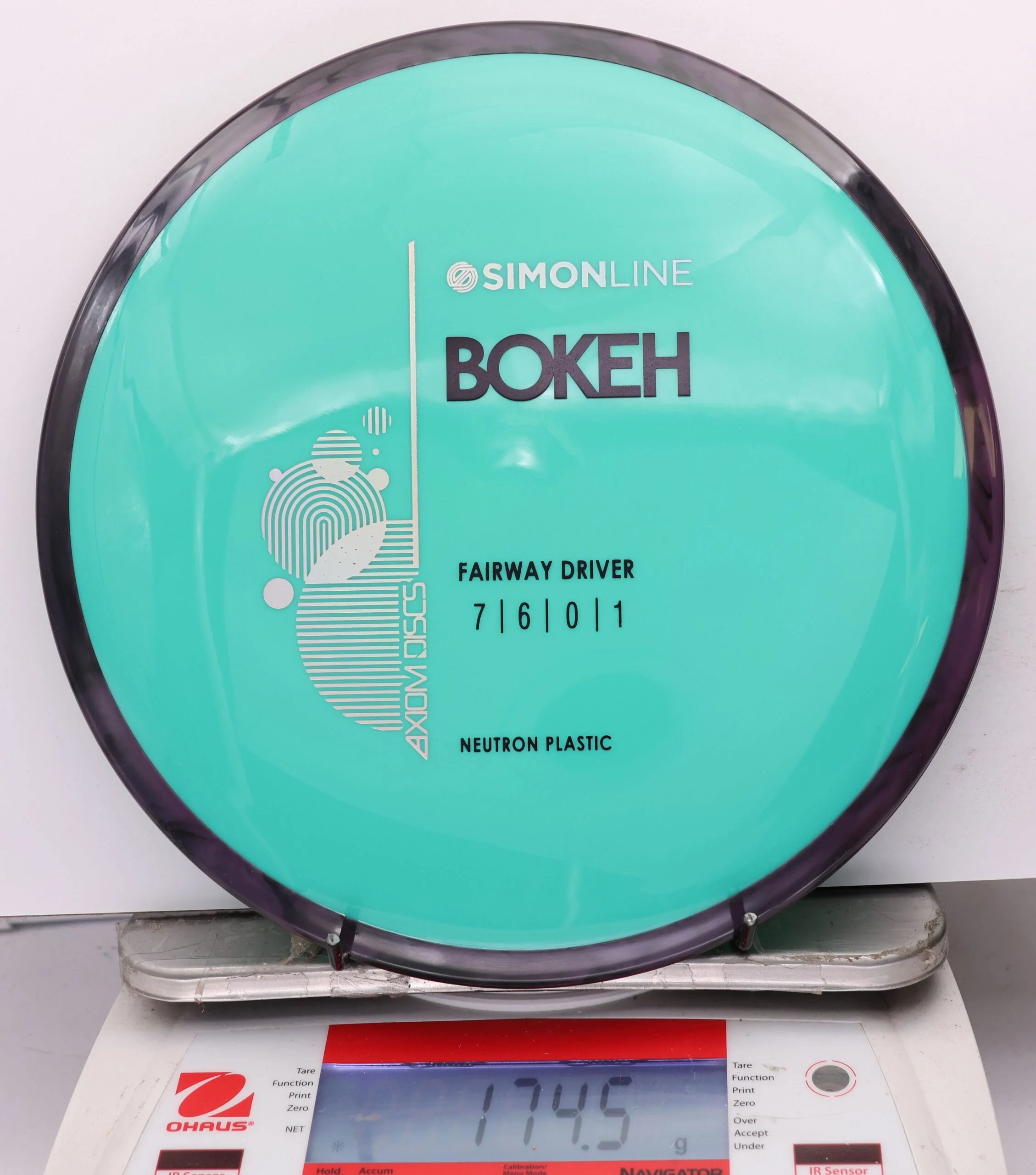 1196926 Simon Line Neutron Bokeh - #200 Black-Teal, 175