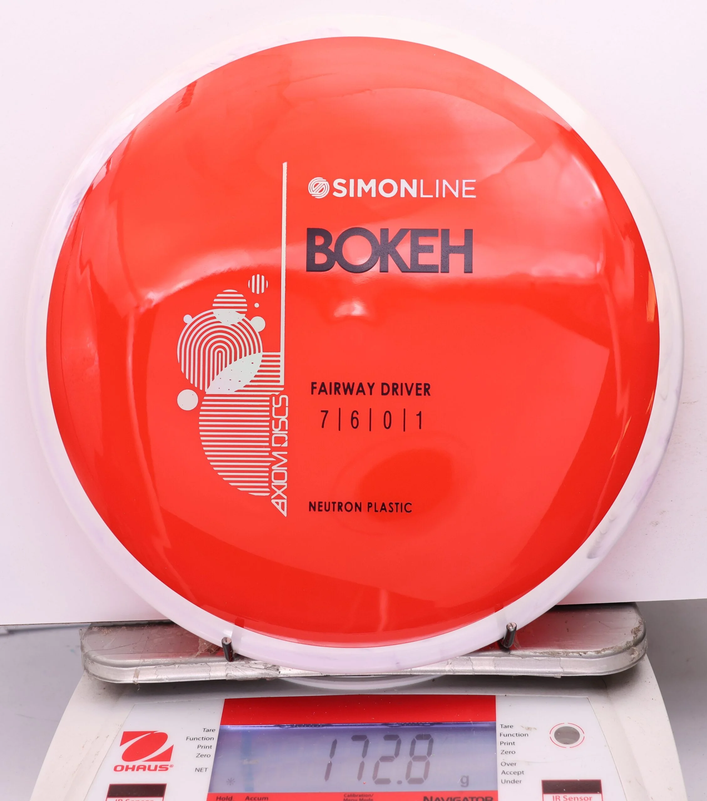 1196927 Simon Line Neutron Bokeh - #201 White-Red, 173