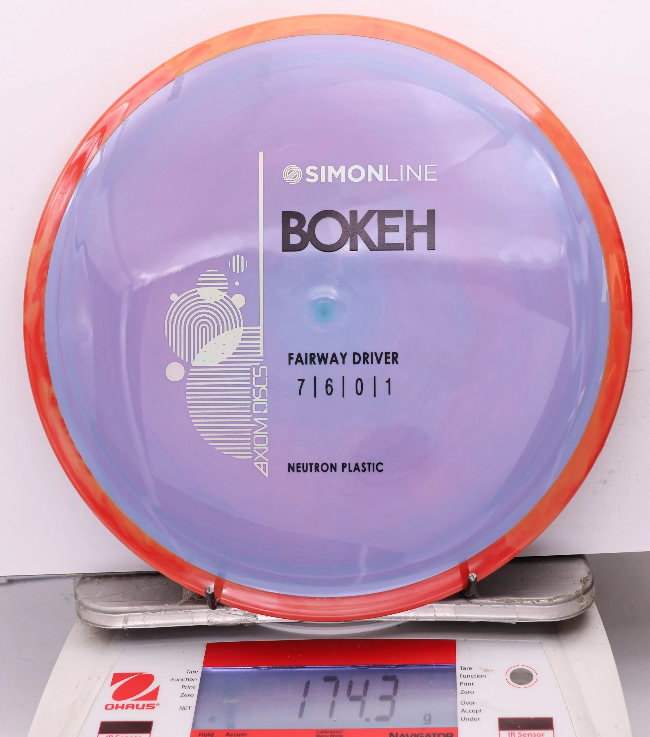 1196937 Simon Line Neutron Bokeh - #205 Orange-Purple, 174