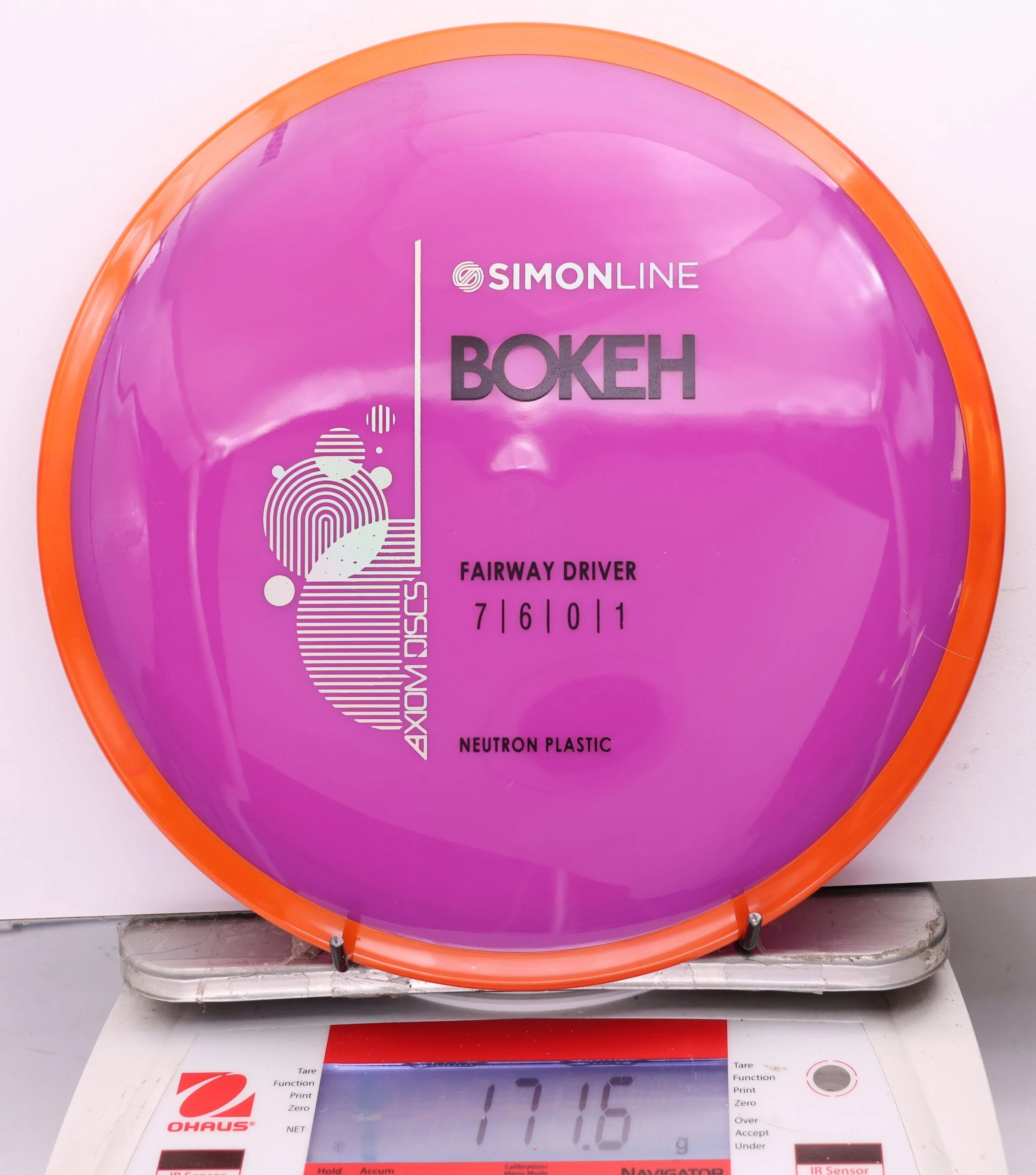 1196938 Simon Line Neutron Bokeh - #206 Orange-Magenta, 172