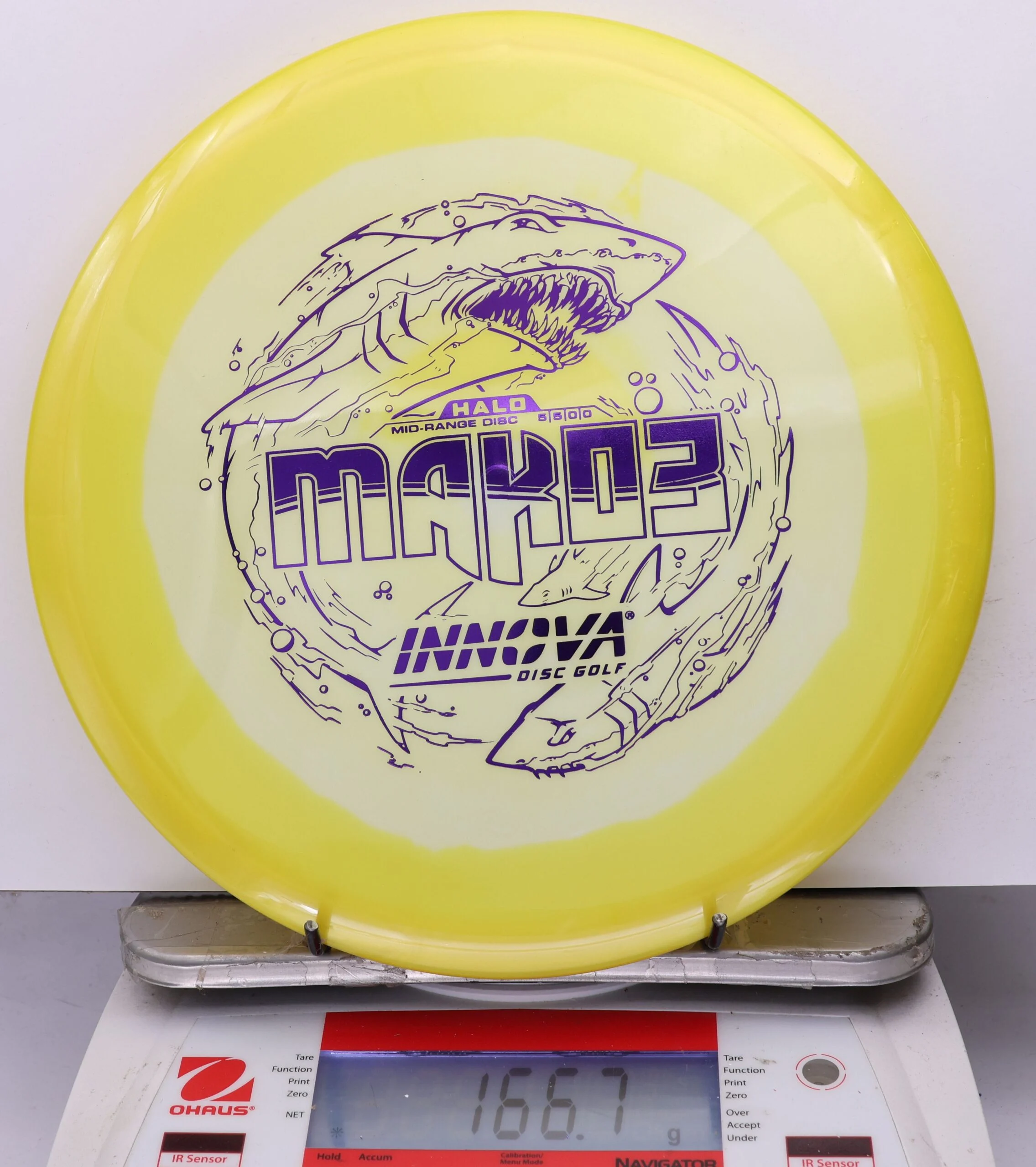1203656 Halo Star Mako3 - #433 Yellow-White, 167