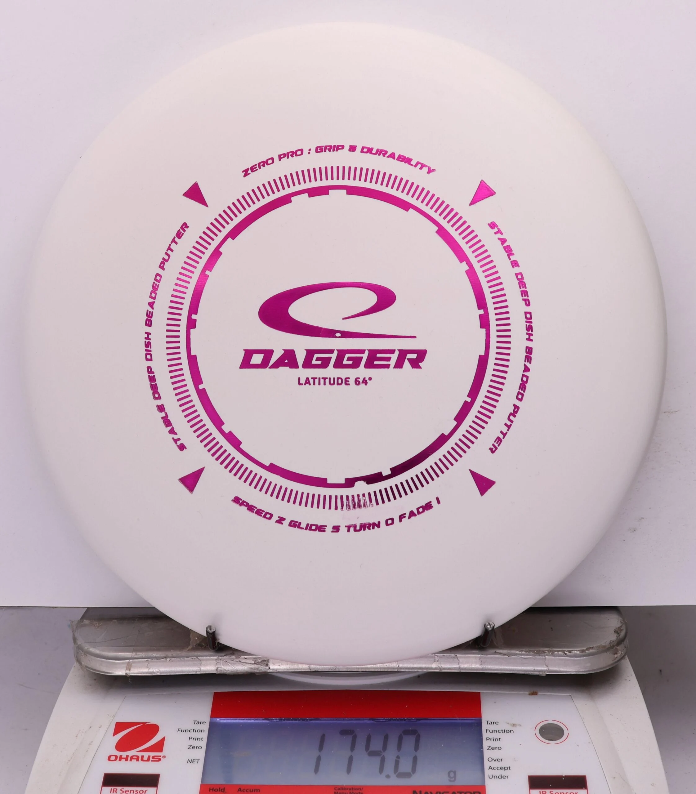 1206053 Zero Pro Dagger - #489 White, 174