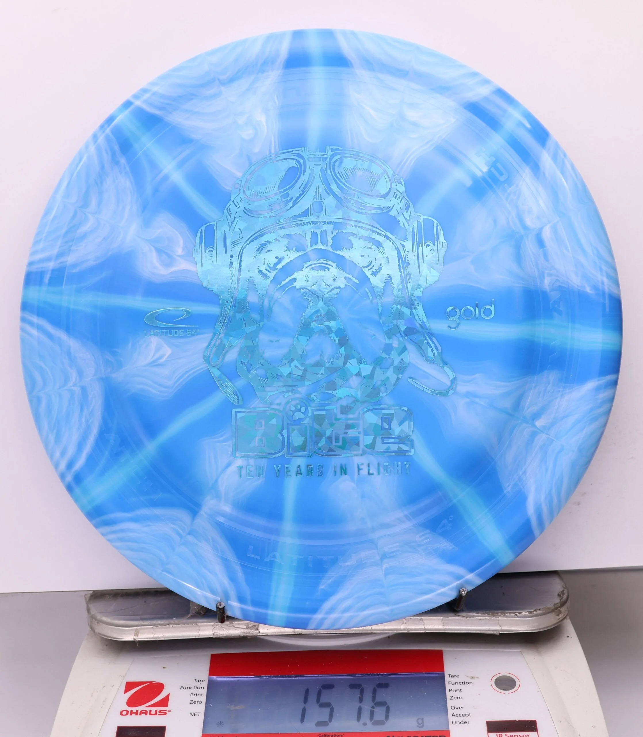 1208161 Gold Burst Bite, 10 Year Anniversary - #482 Blue, 158