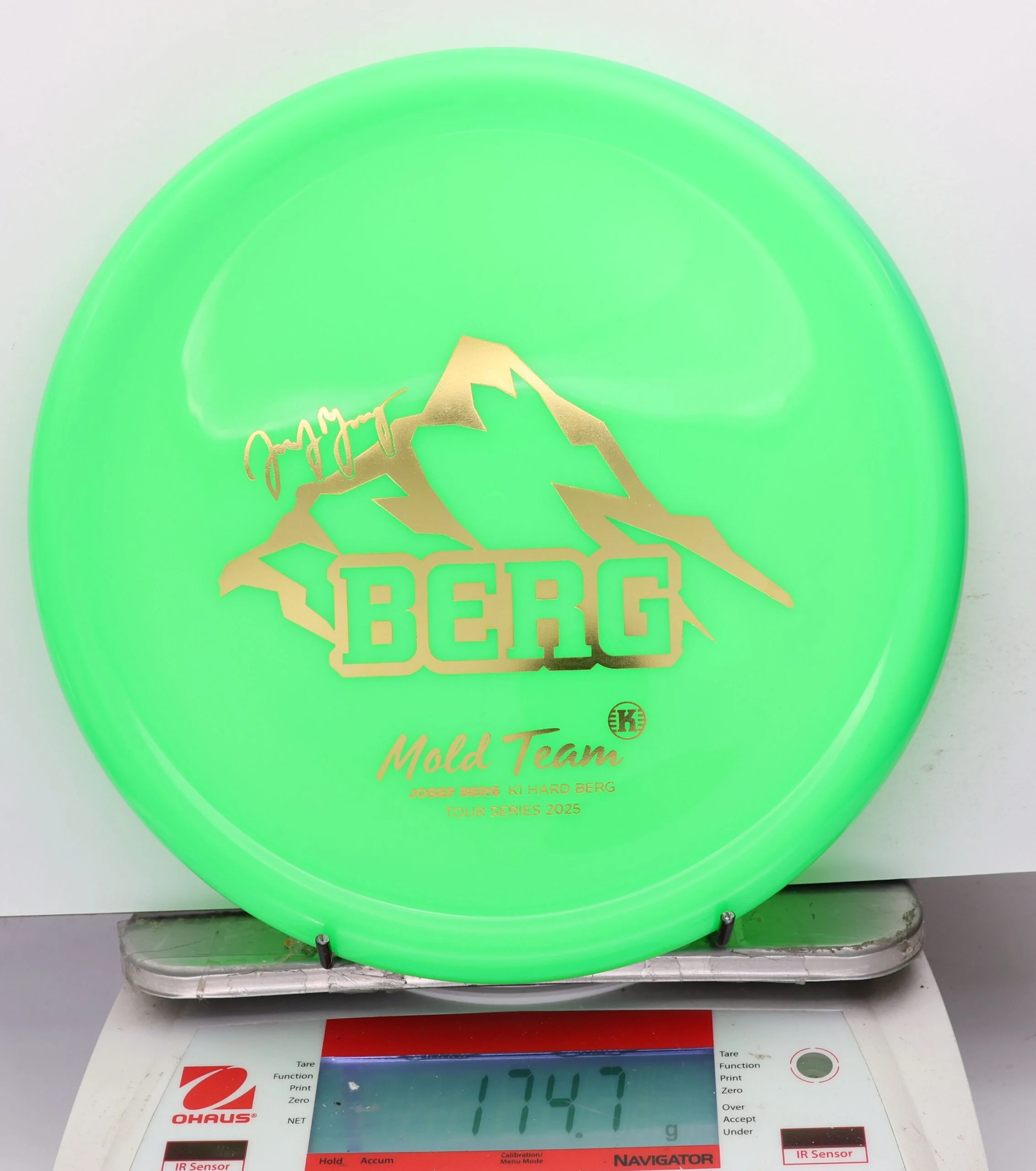 1211365 K1 Hard Berg, Josef Berg 2026 Mold Team - #478 NGreen, 175