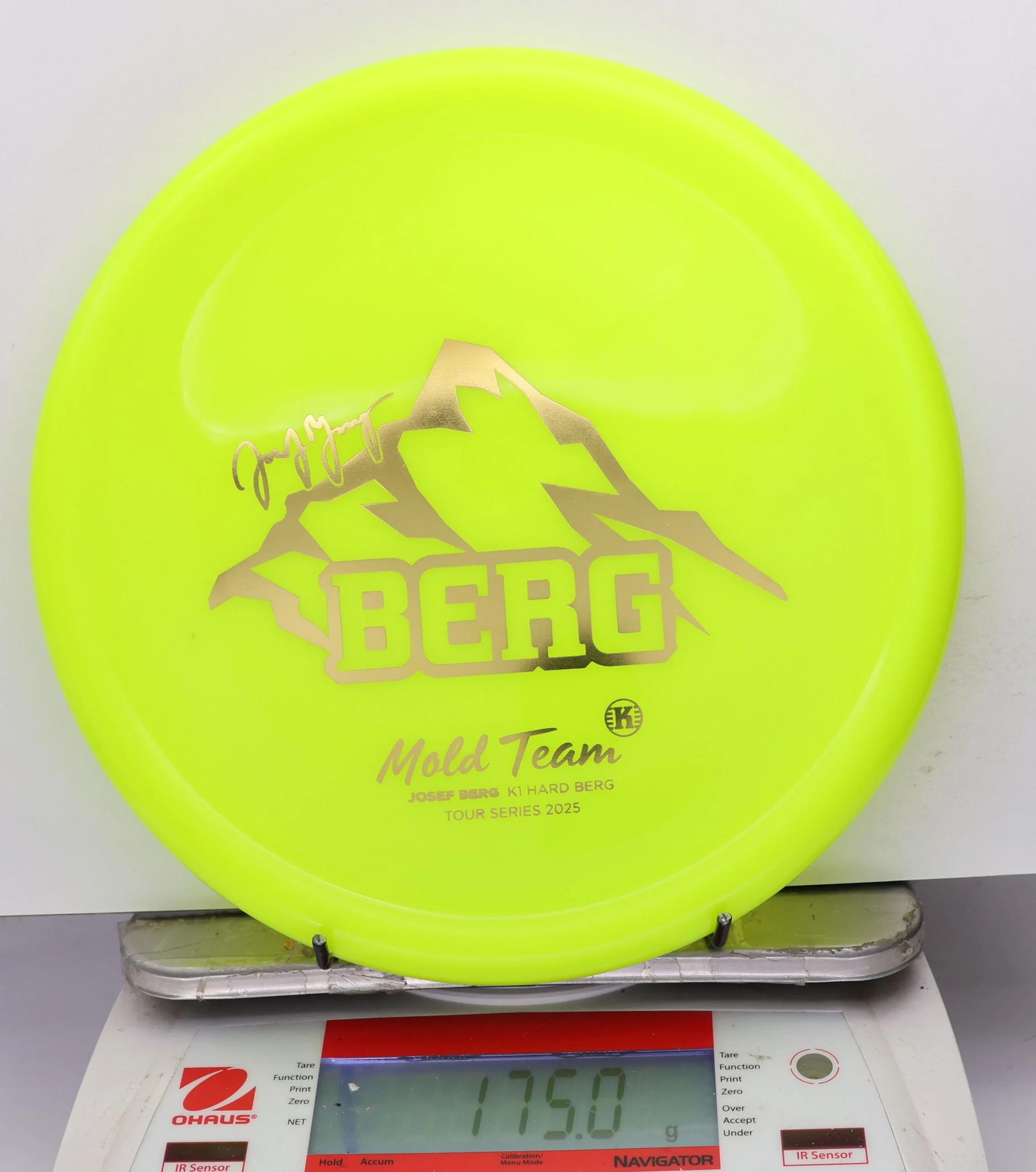 1211369 K1 Hard Berg, Josef Berg 2026 Mold Team - #479 NYellow, 175