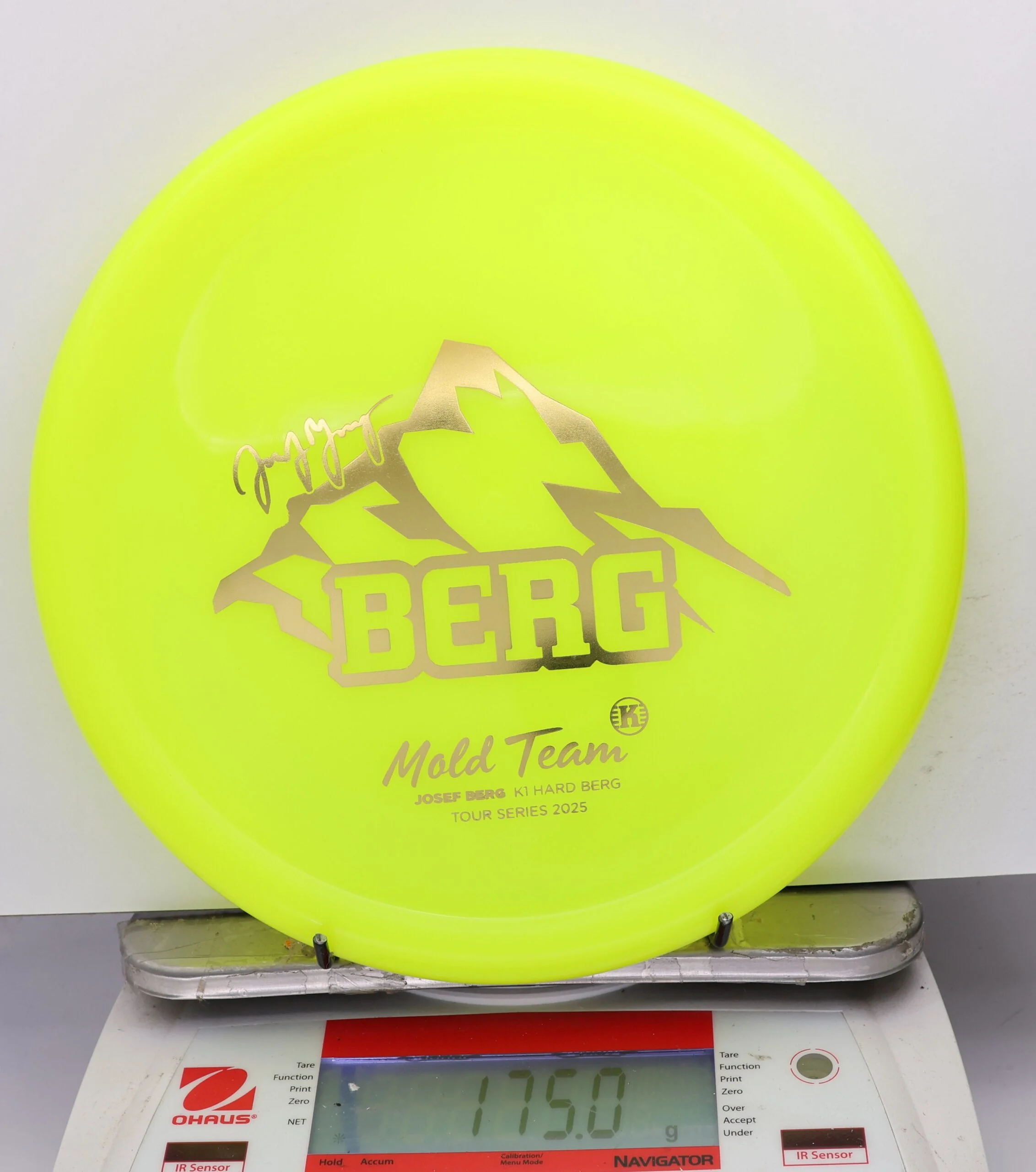 1211370 K1 Hard Berg, Josef Berg 2026 Mold Team - #480 NYellow, 175