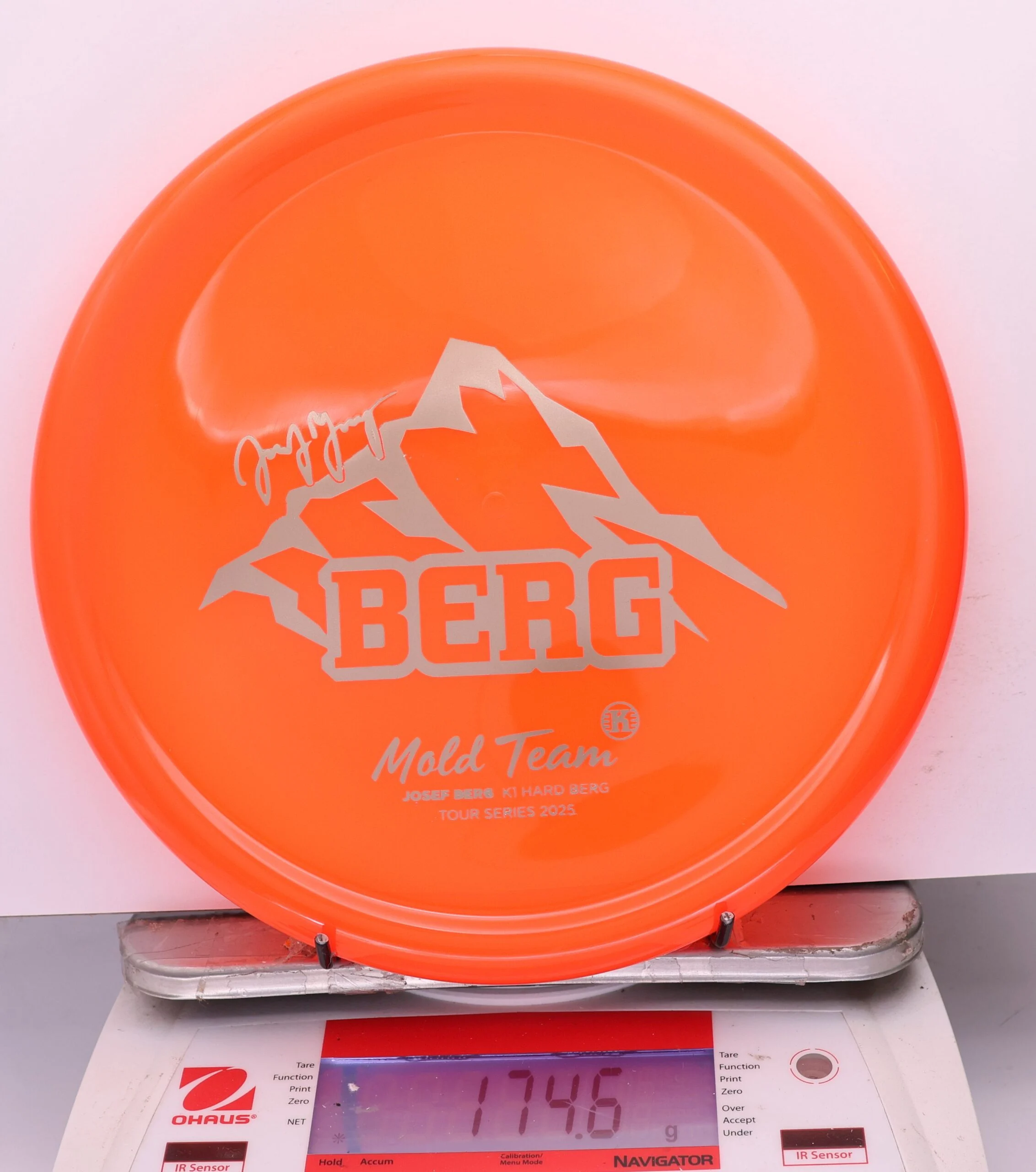 1211371 K1 Hard Berg, Josef Berg 2026 Mold Team - #481 Orange, 175