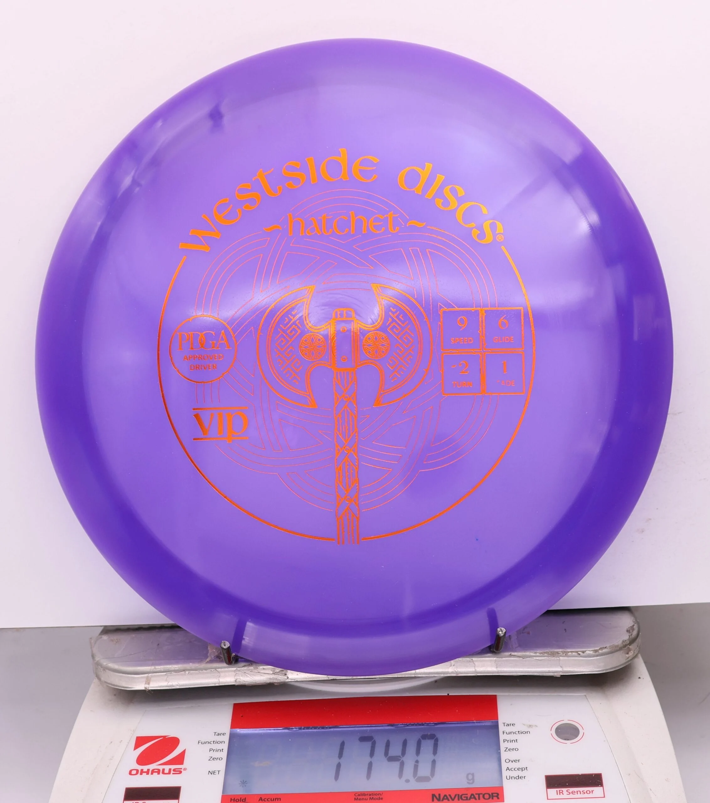 1212214 VIP Hatchet - #474 Purple, 174