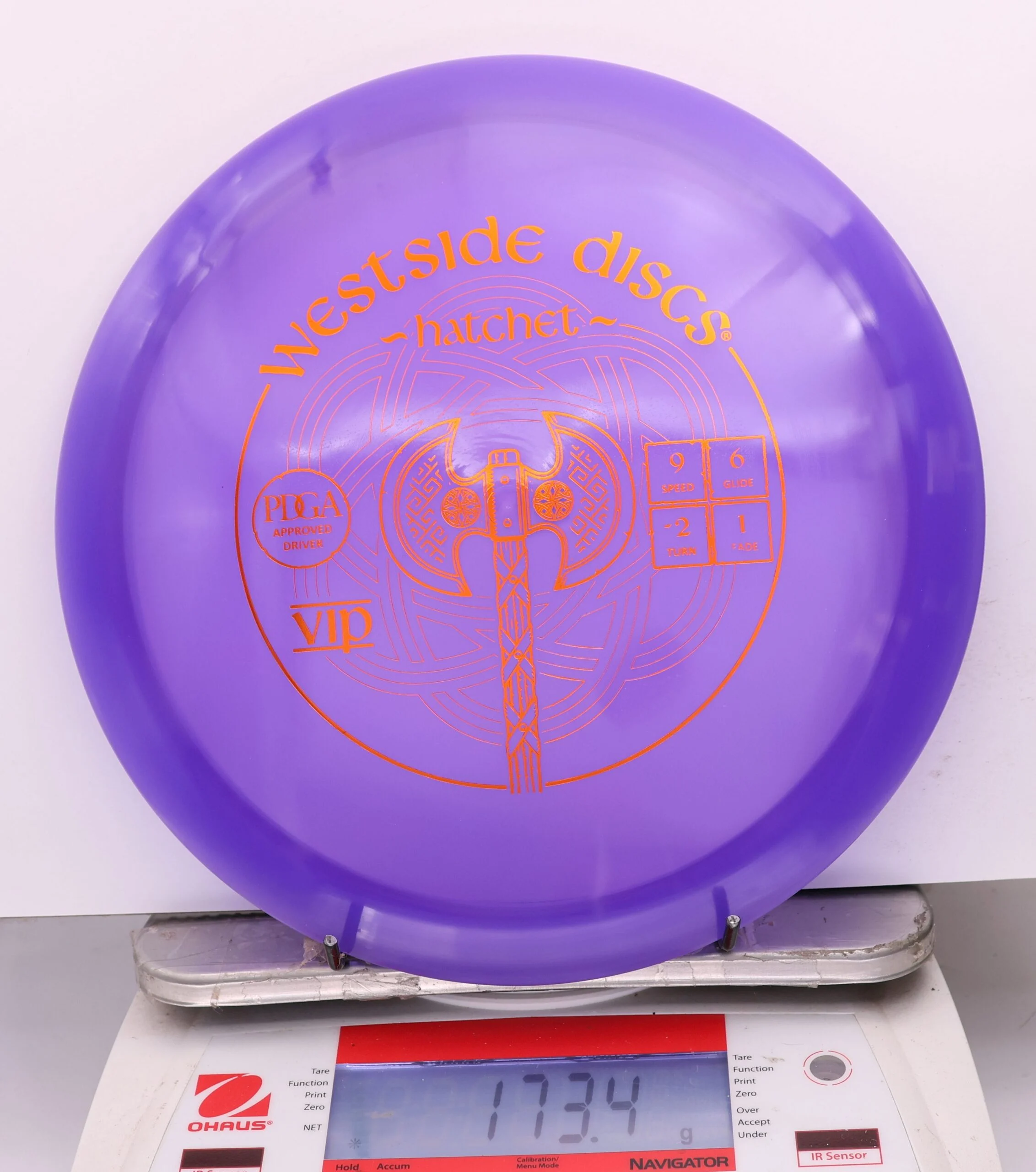 1212215 VIP Hatchet - #475 Purple, 173