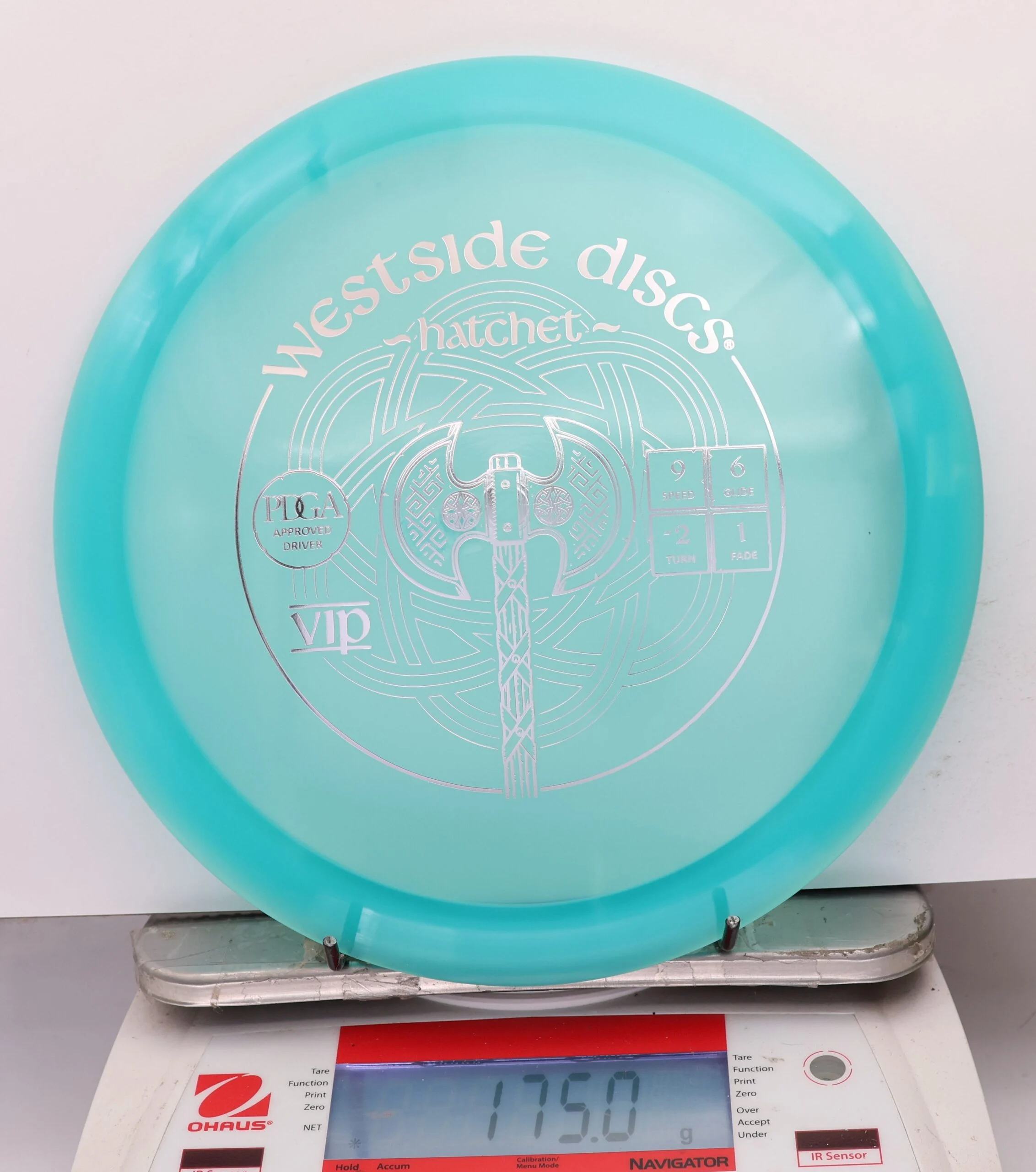 1212216 VIP Hatchet - #476 Teal, 175