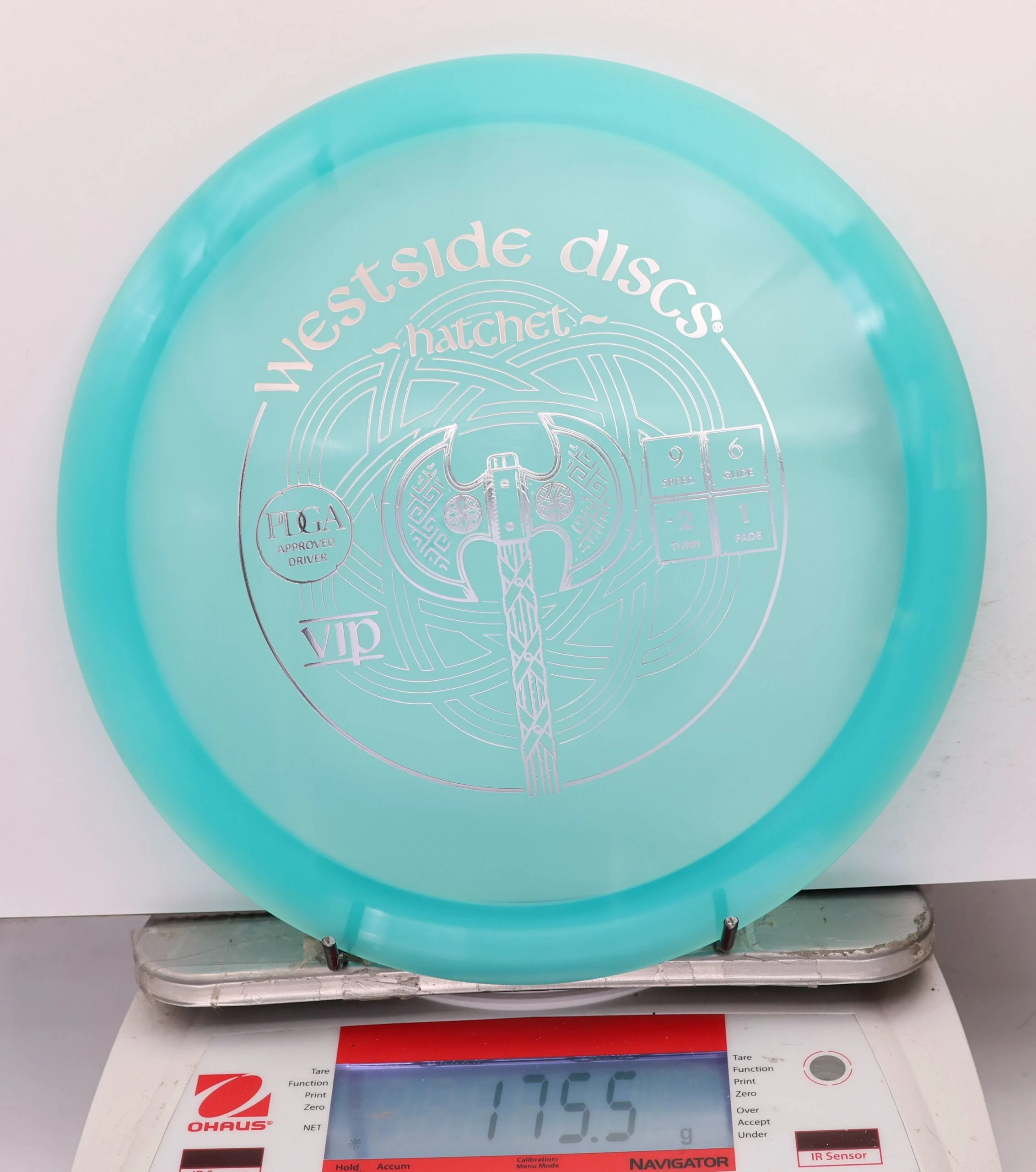 1212217 VIP Hatchet - #477 Teal, 176