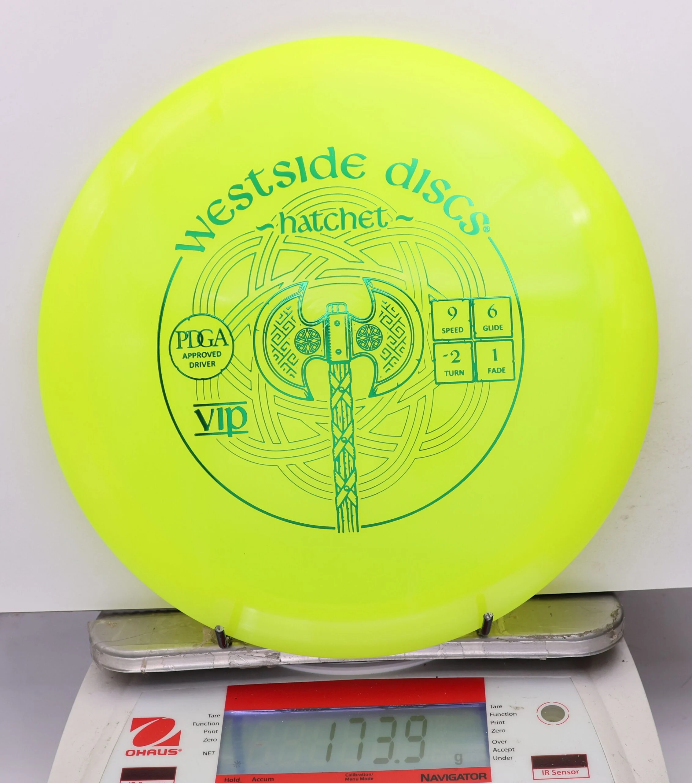 1212226 VIP Hatchet - #479 NYellow, 174