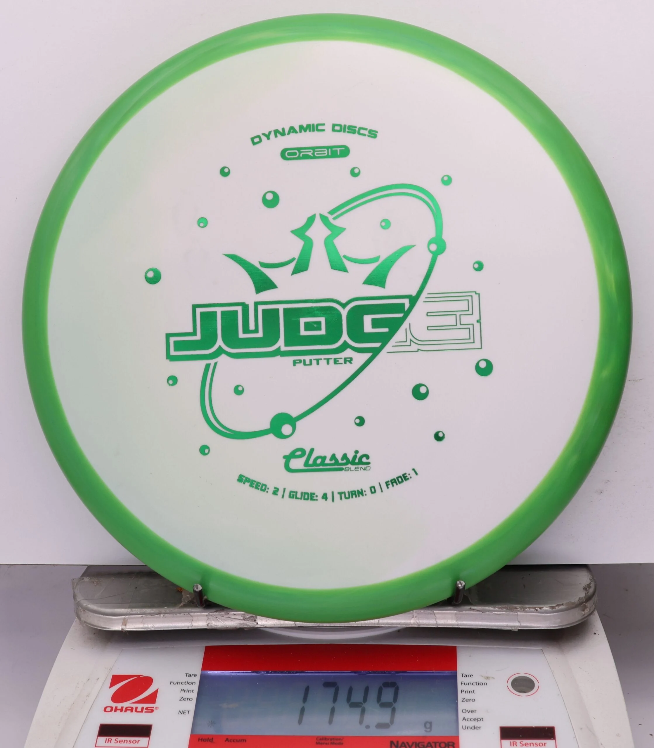 1213127 Classic Blend Orbit Judge - #474 Green-White, 175